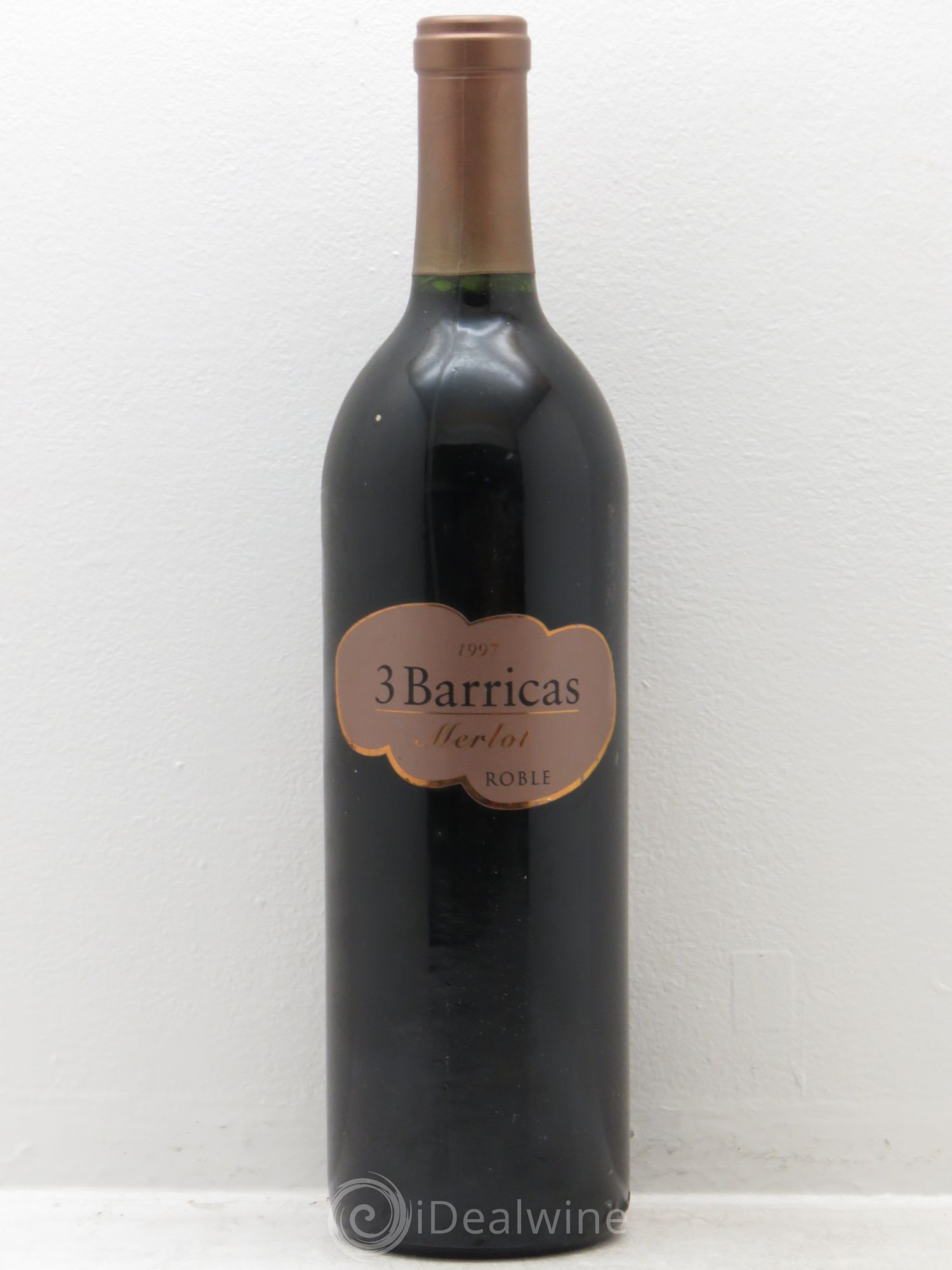 Mendoza 3 Barricas Merlot Roble (Argentine) 1997 - Posten von 1 Flasche - 0
