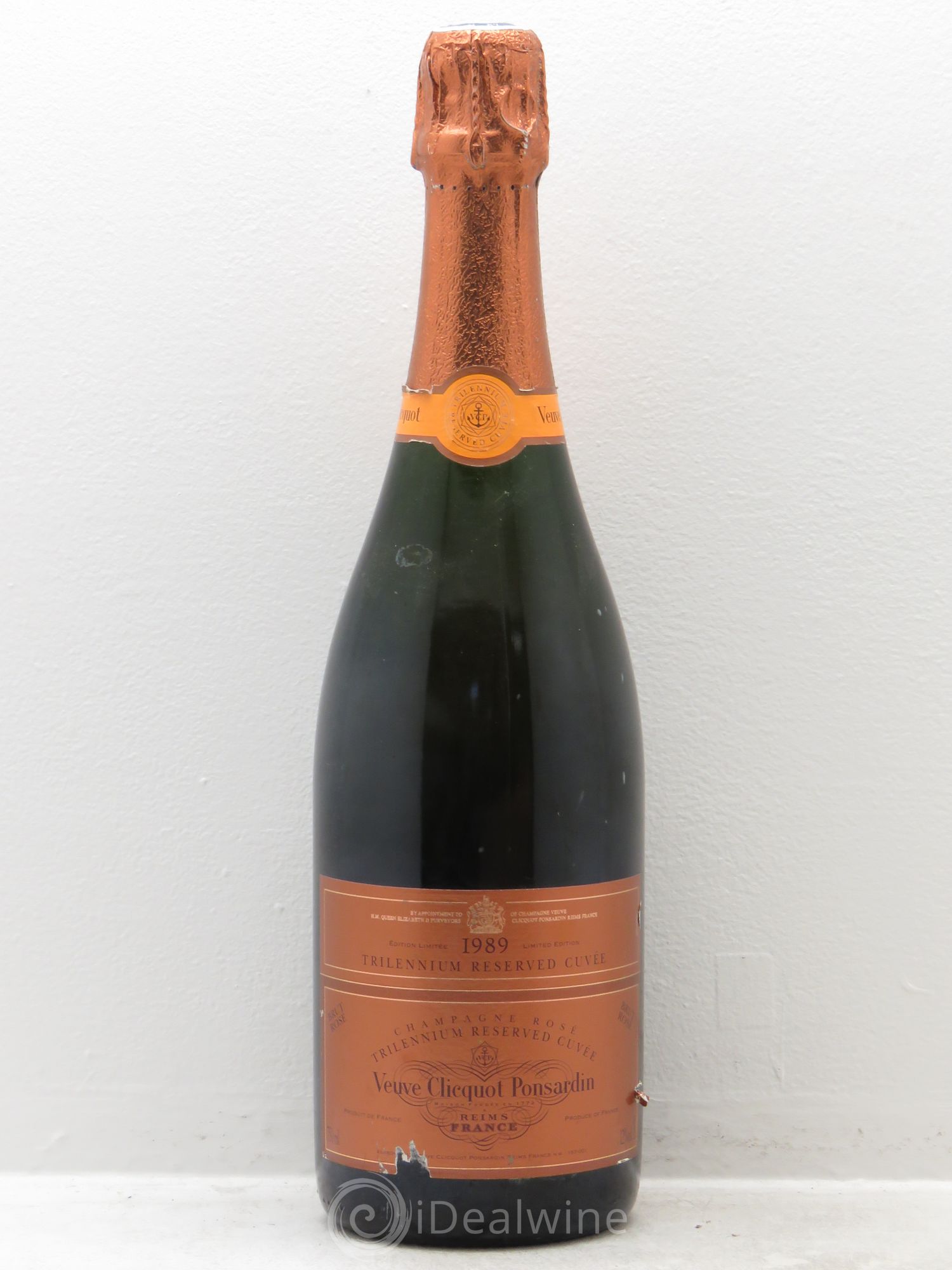 Champagne - Veuve Clicquot Trilenium Cuvée Réserve 1989 - Lot de 1 bouteille - 0