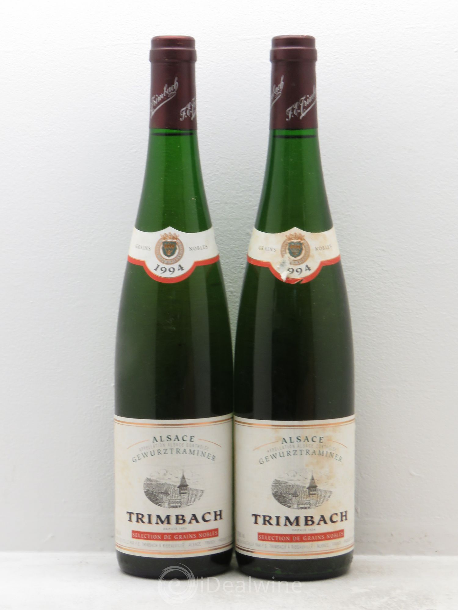 Alsace Gewurztraminer Sélection de Grains Nobles Trimbach (Domaine) 1994 - Lotto di 2 bottiglie - 0
