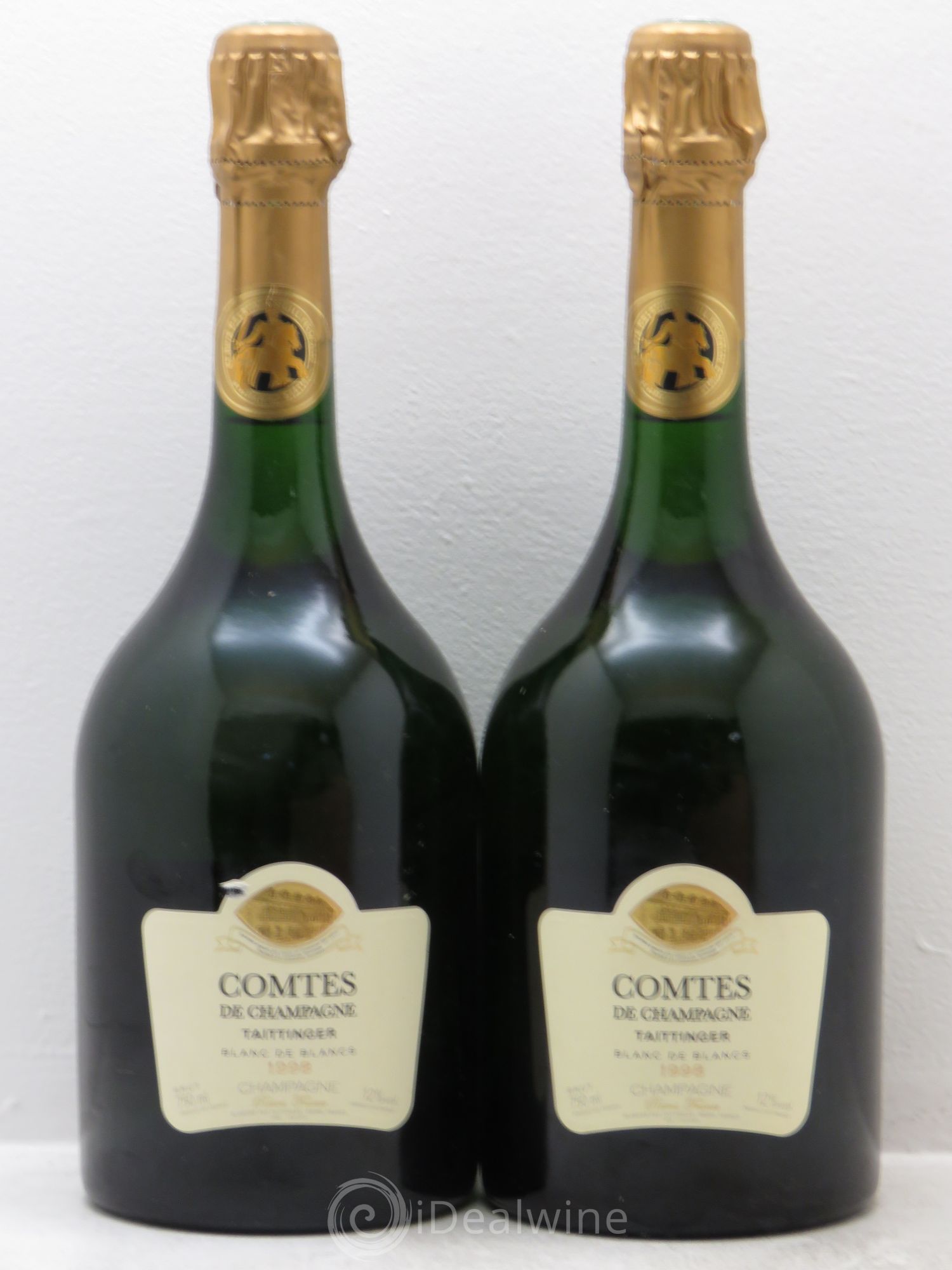 Comtes de Champagne Taittinger 1998 - Lot de 2 bouteilles - 0