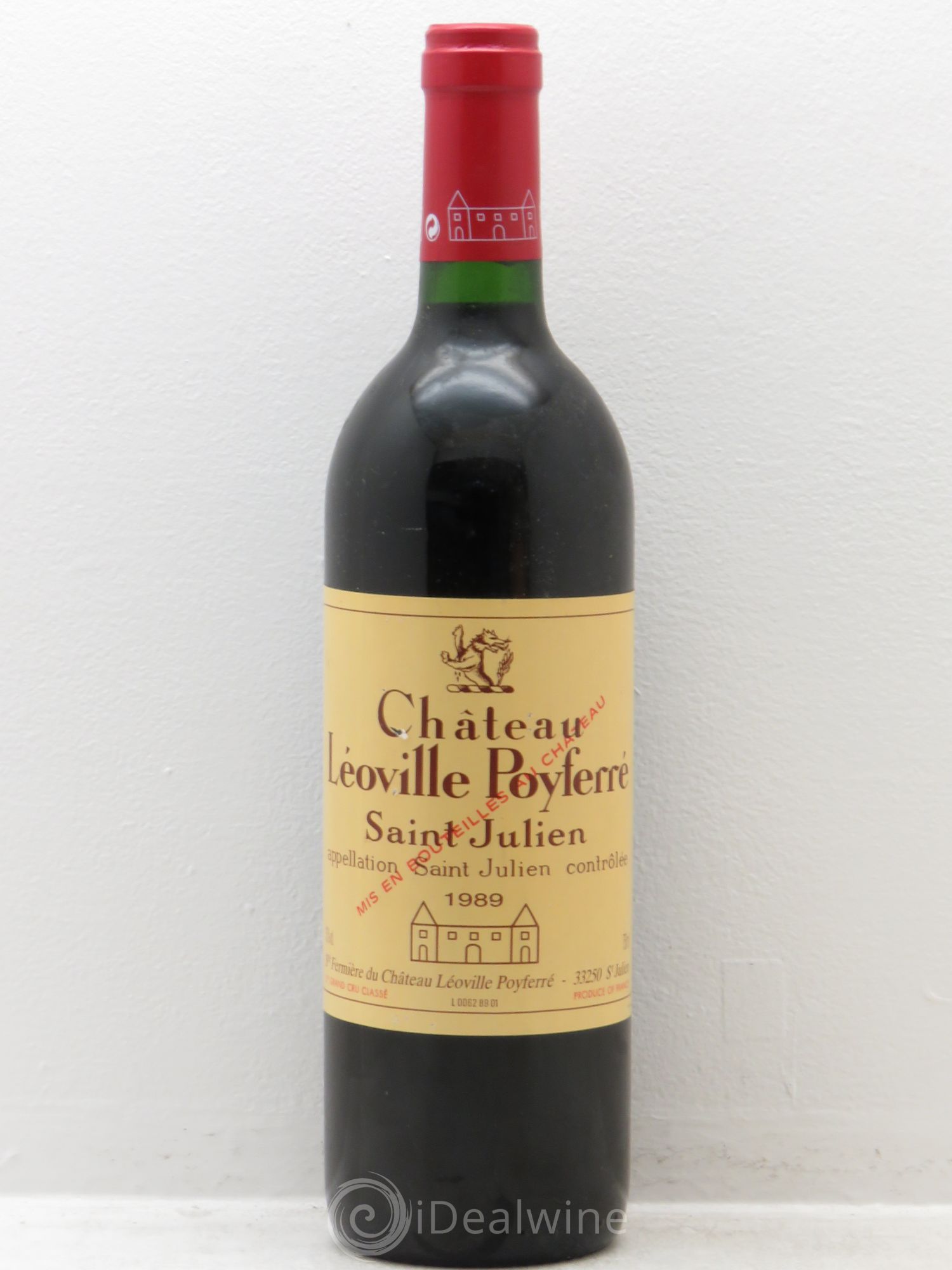 Château Léoville Poyferré 2ème Grand Cru Classé 1989 - Lot de 1 bouteille - 0