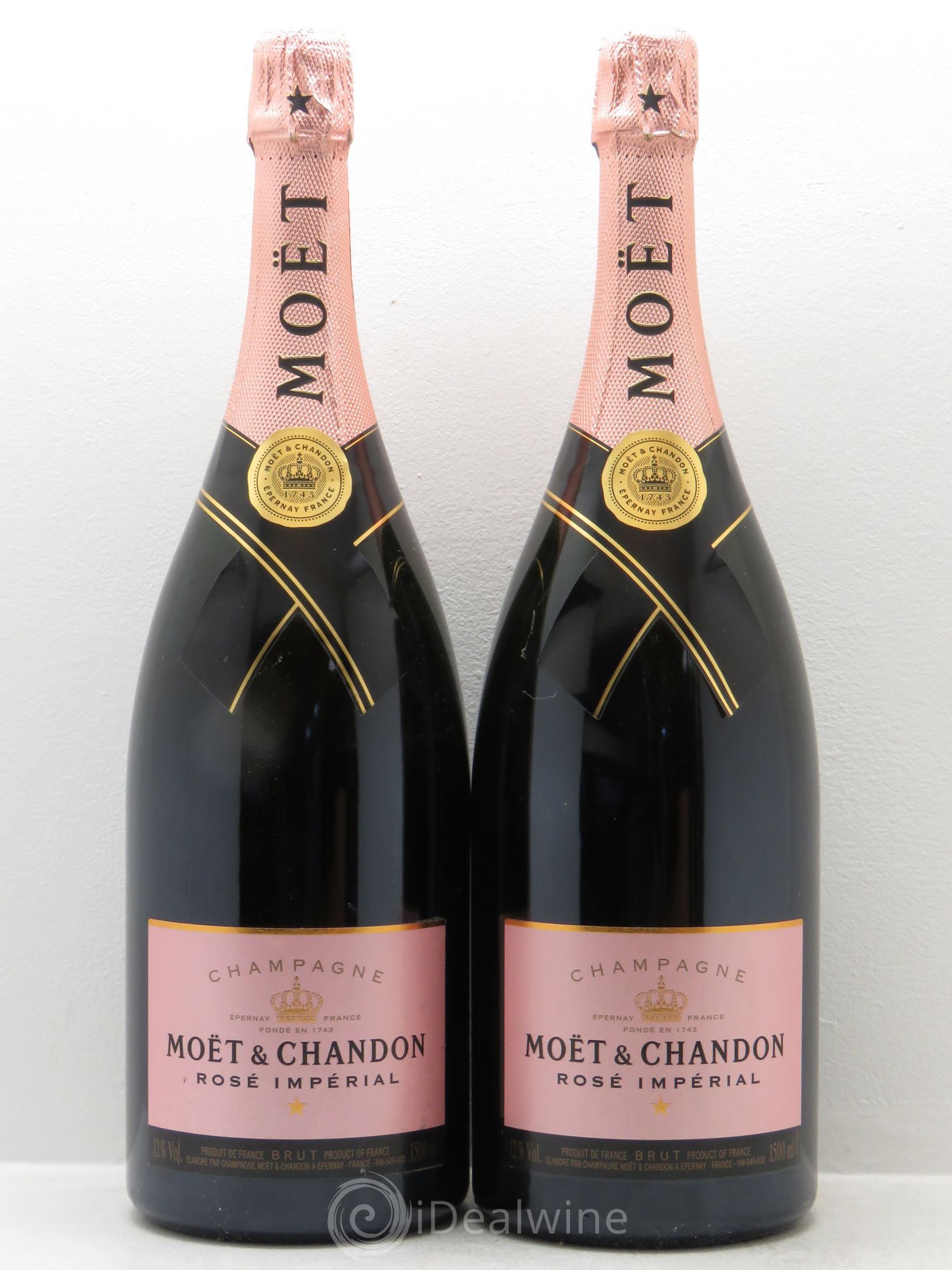 Champagne - Brut Impérial Moët et Chandon - Posten von 2 Magnum - 0