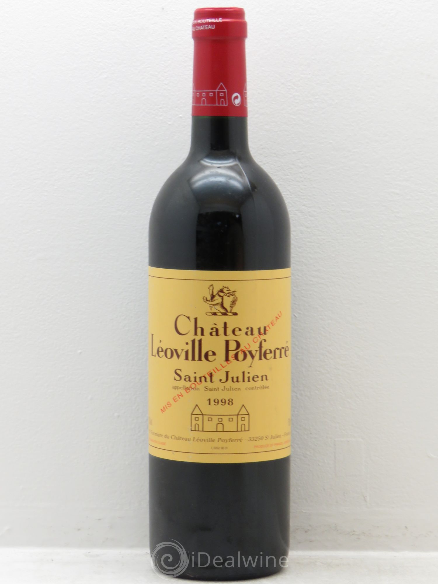 Château Léoville Poyferré 2ème Grand Cru Classé 1998 - Lot de 1 bouteille - 0