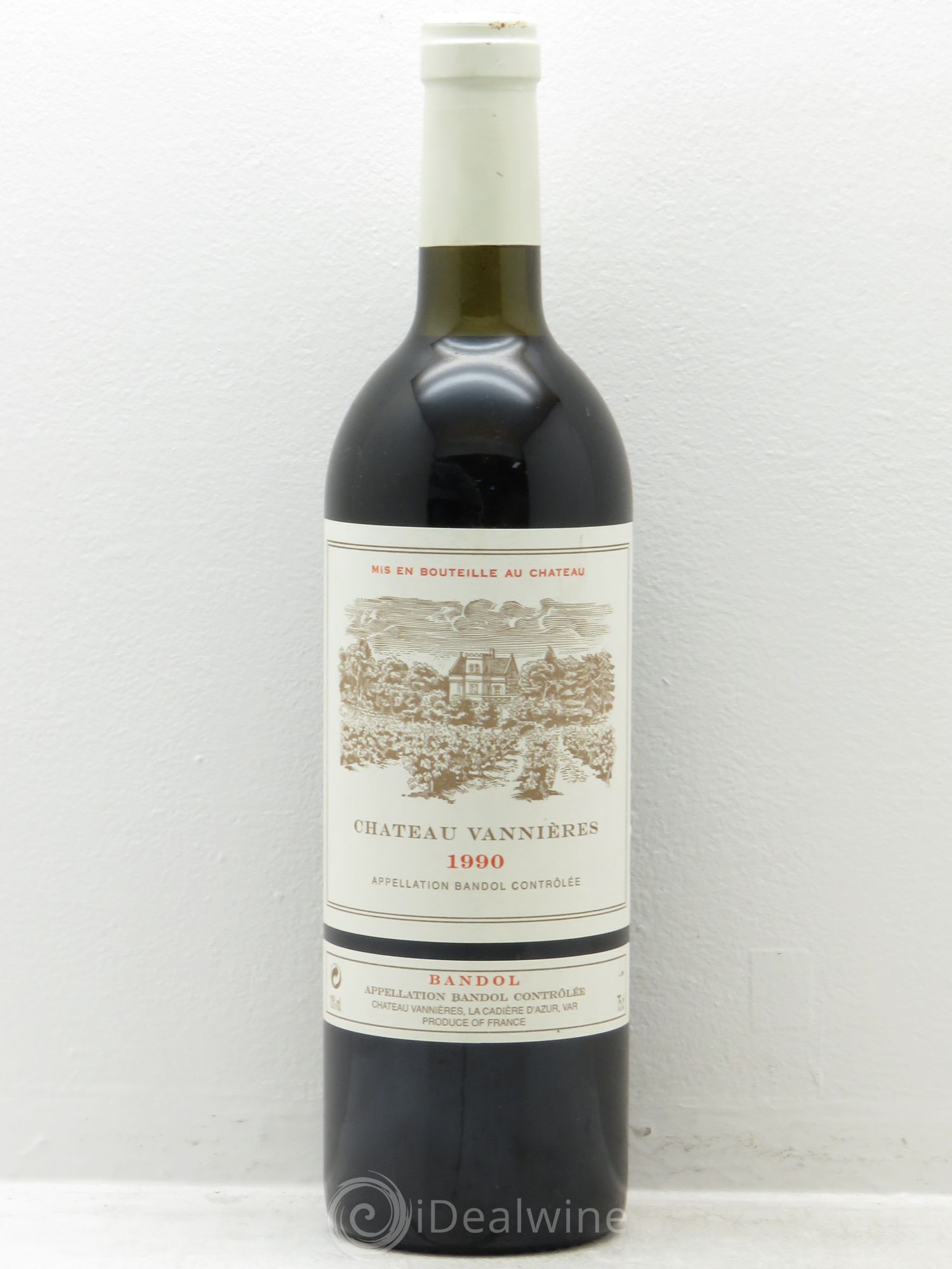 Bandol Château Vannières Éric et Charles-Éric Boisseaux 1990 - Lot de 1 bouteille - 0