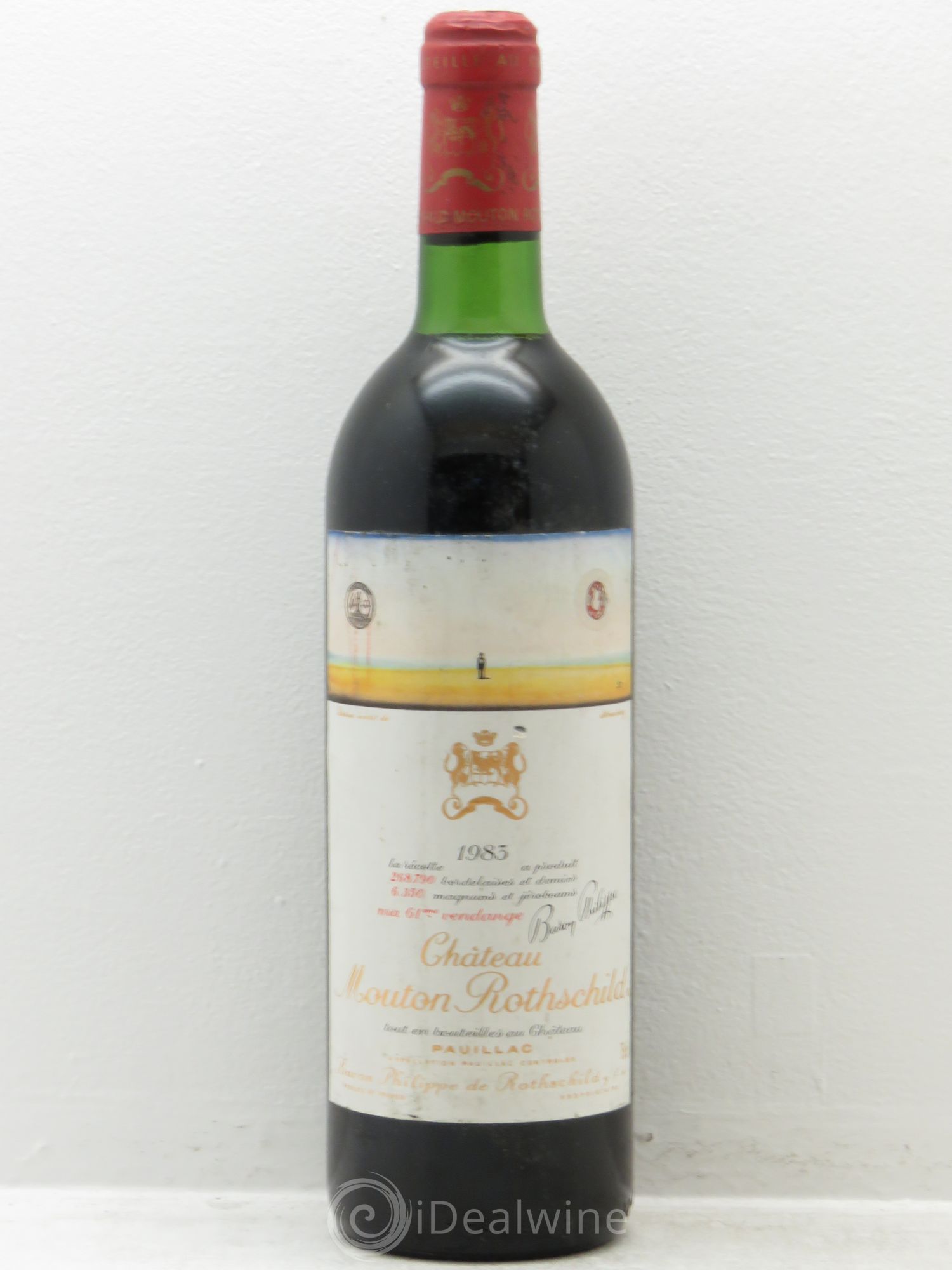 Château Mouton Rothschild 1er Grand Cru Classé 1983 - Lot de 1 bouteille - 0