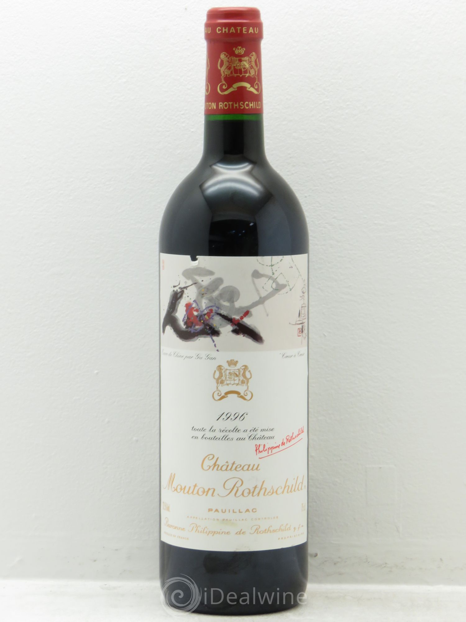 Château Mouton Rothschild 1er Grand Cru Classé 1996 - Lot de 1 bouteille - 0