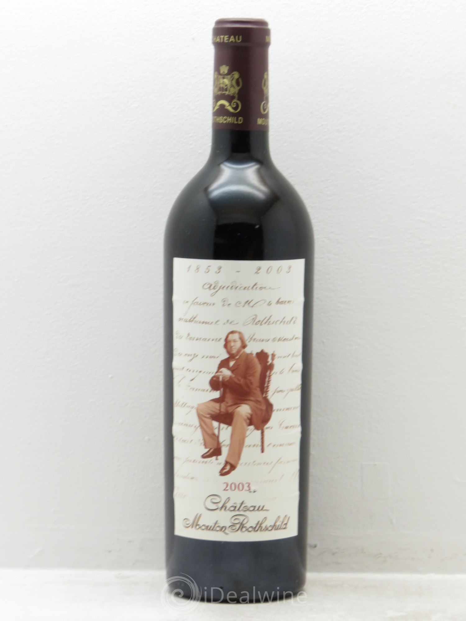 Château Mouton Rothschild 1er Grand Cru Classé 2003 - Lot de 1 bouteille - 0