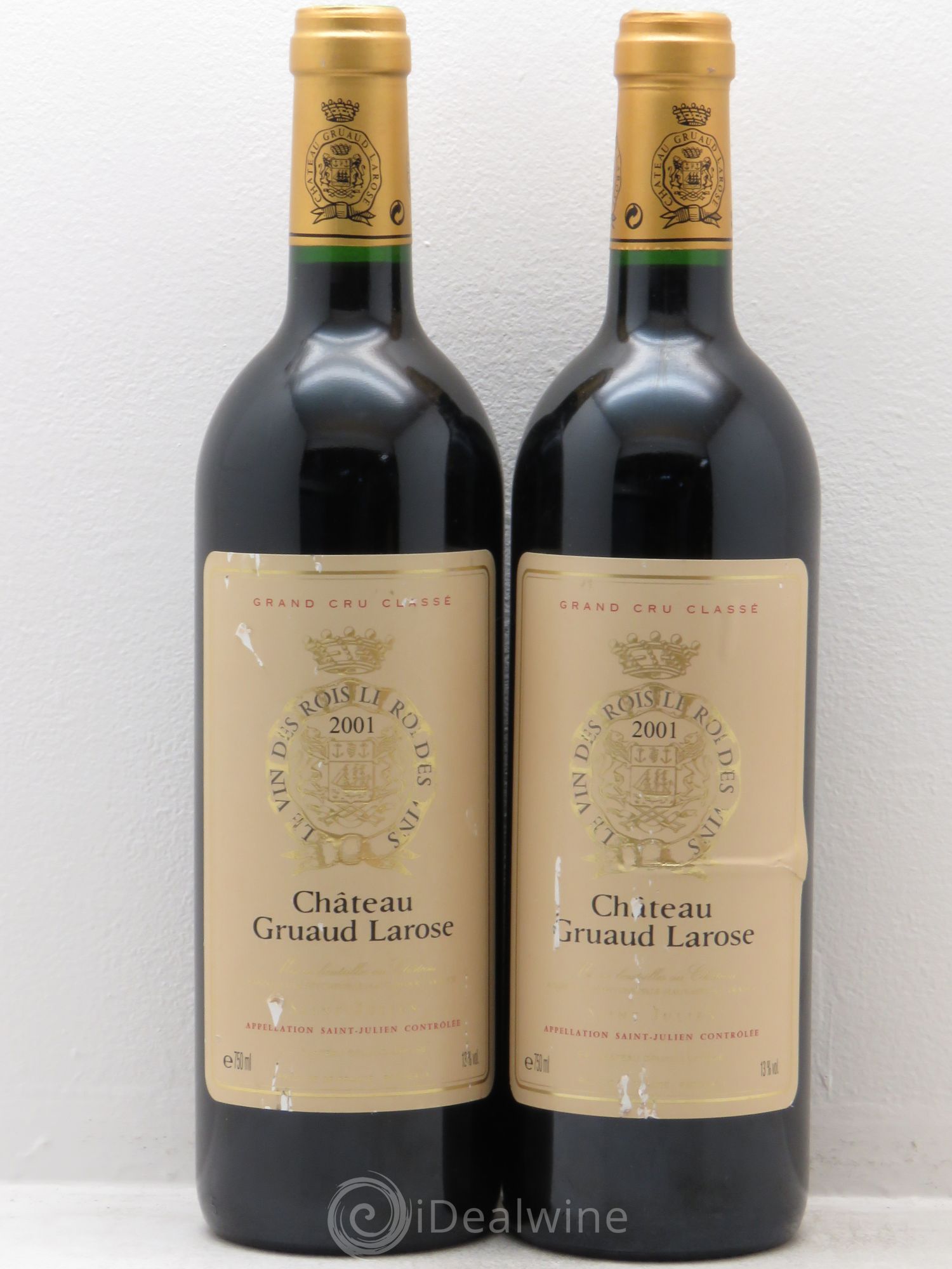 Château Gruaud Larose 2ème Grand Cru Classé 2001 - Lot de 2 bouteilles - 0