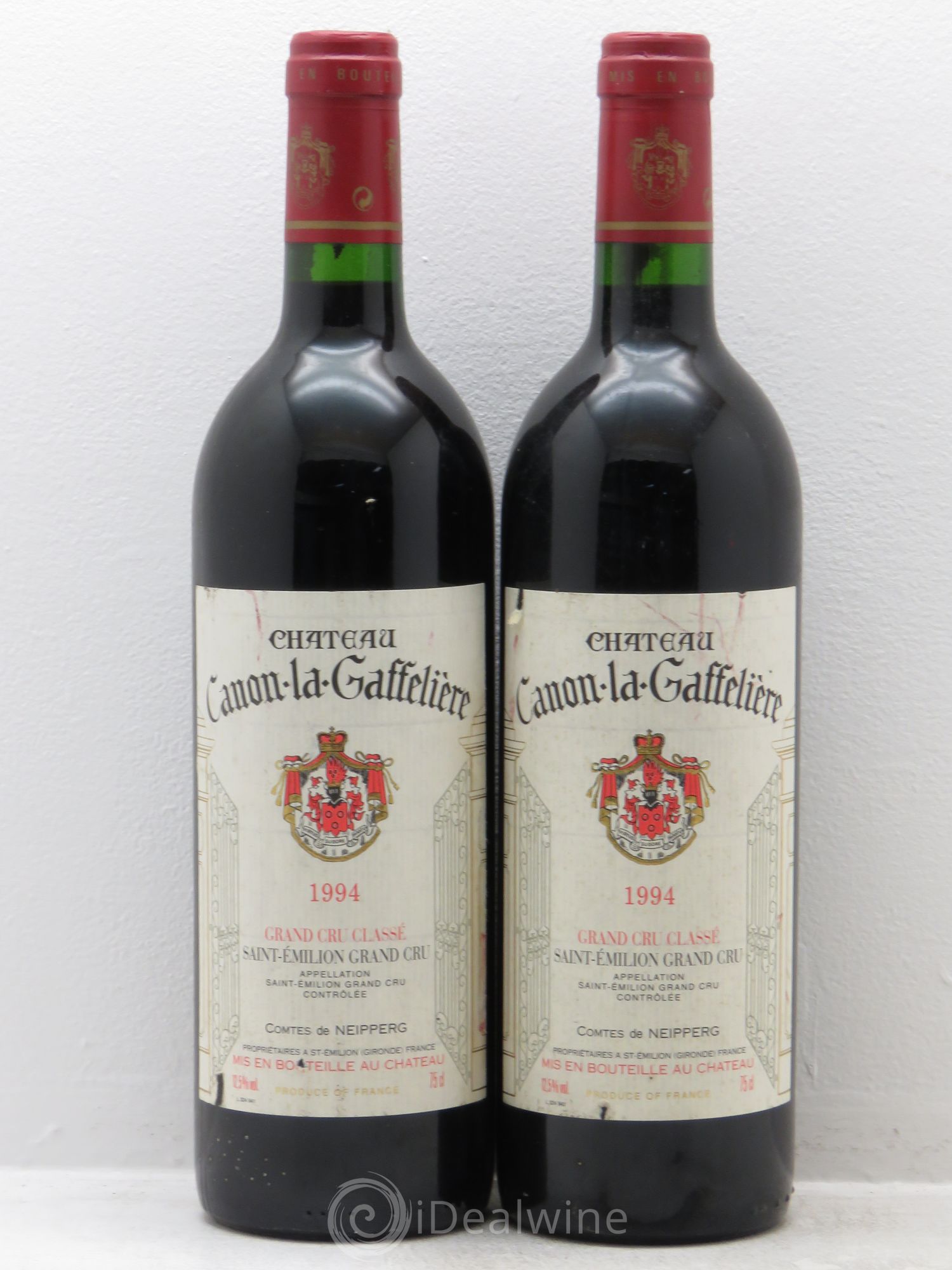 Château Canon la Gaffelière 1er Grand Cru Classé B 1994 - Lot de 2 bouteilles - 0