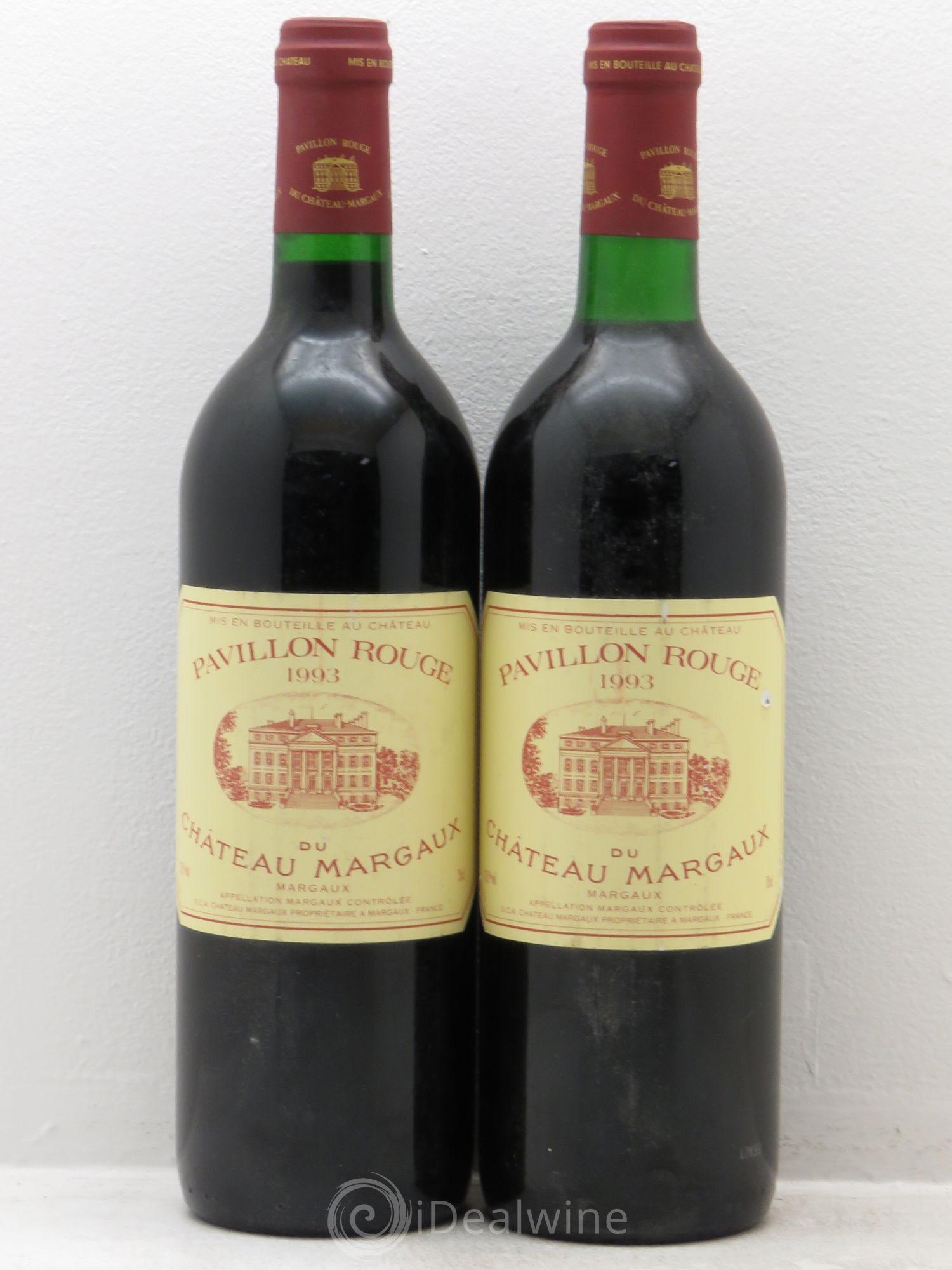 Pavillon Rouge du Château Margaux Second Vin 1993 - Lot de 2 bouteilles - 0