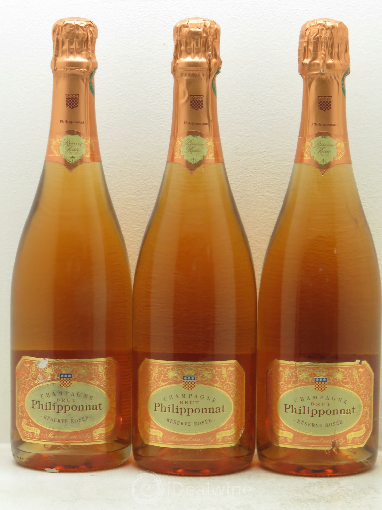 Champagne - Philiponnat Brut Réserve - Posten von 3 Flaschen - 0