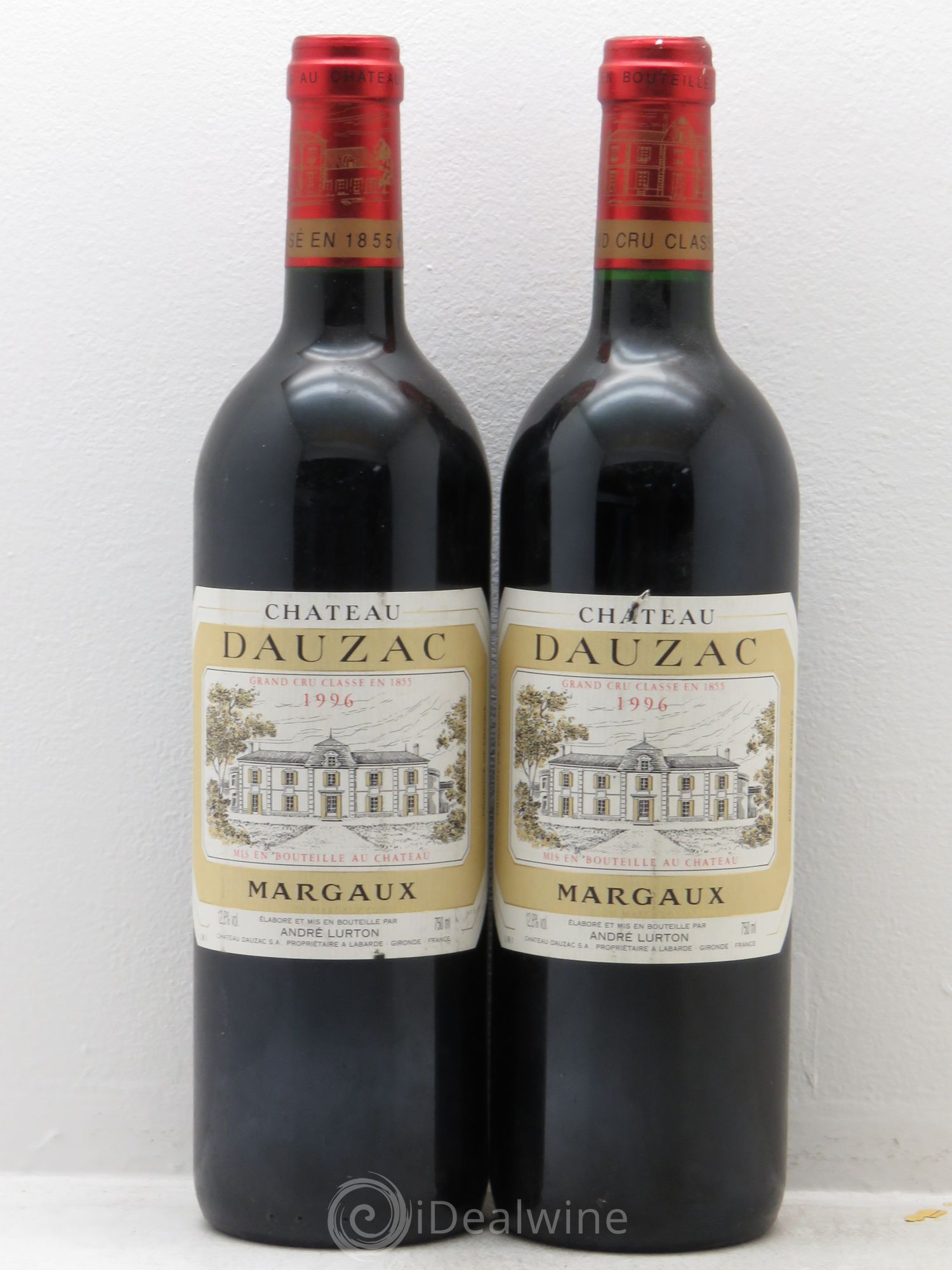 Château Dauzac 5ème Grand Cru Classé 1996 - Lot de 2 bouteilles - 0