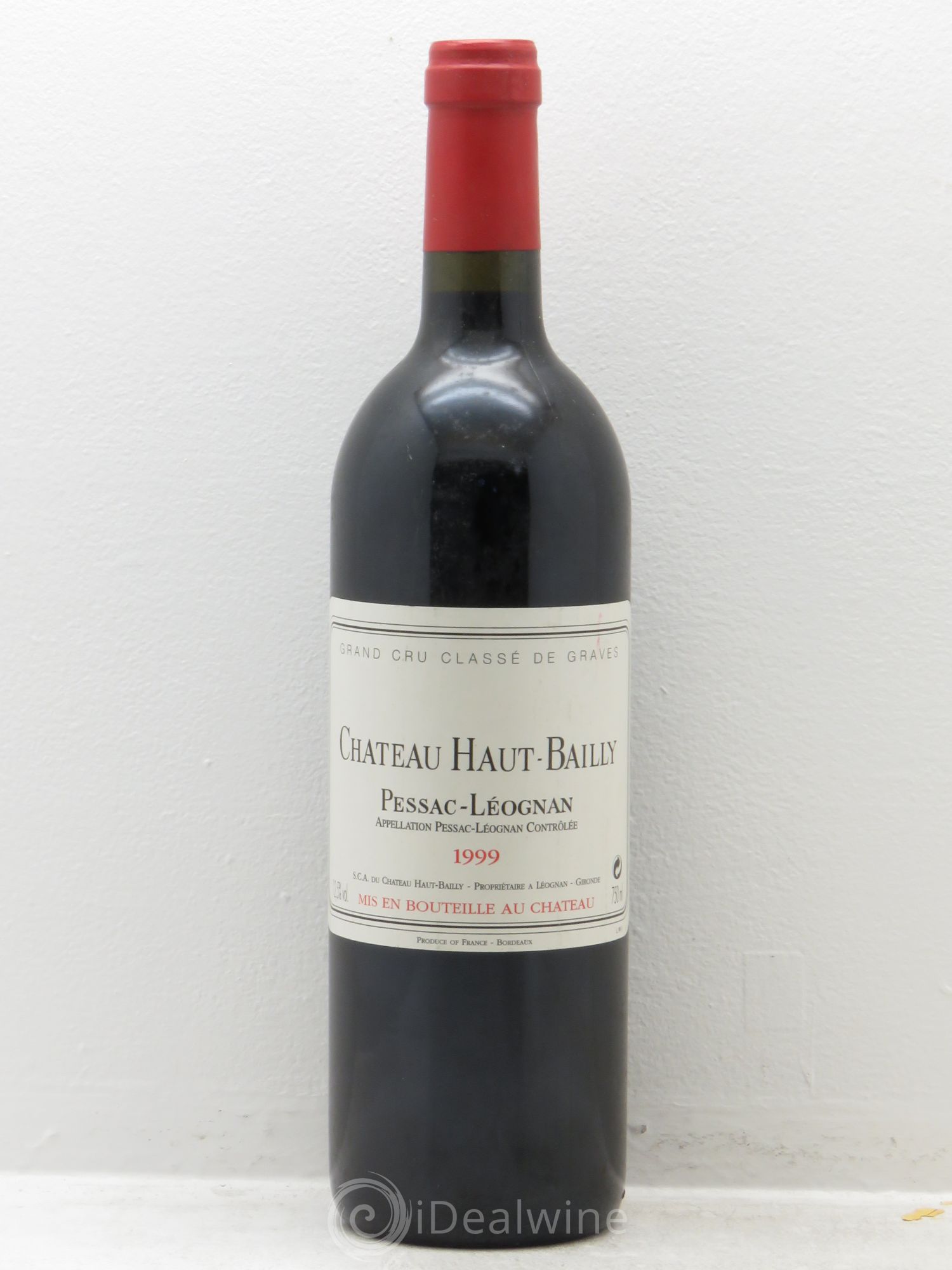 Château Haut-Bailly Cru Classé de Graves 1999 - Lot de 1 bouteille - 0