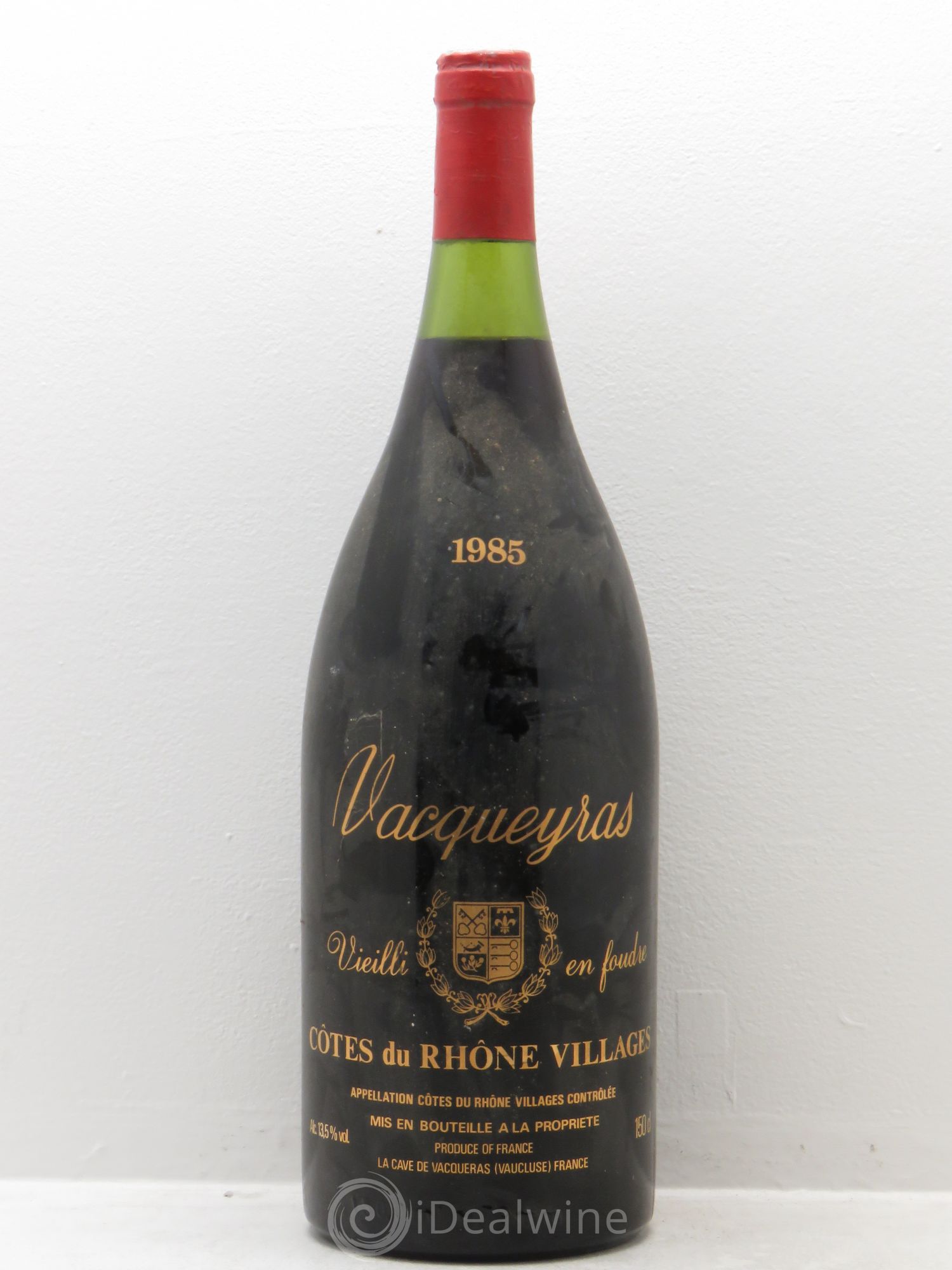 Vacqueyras Cave de Vacqueyras 1985 - Posten von 1 Magnum - 0