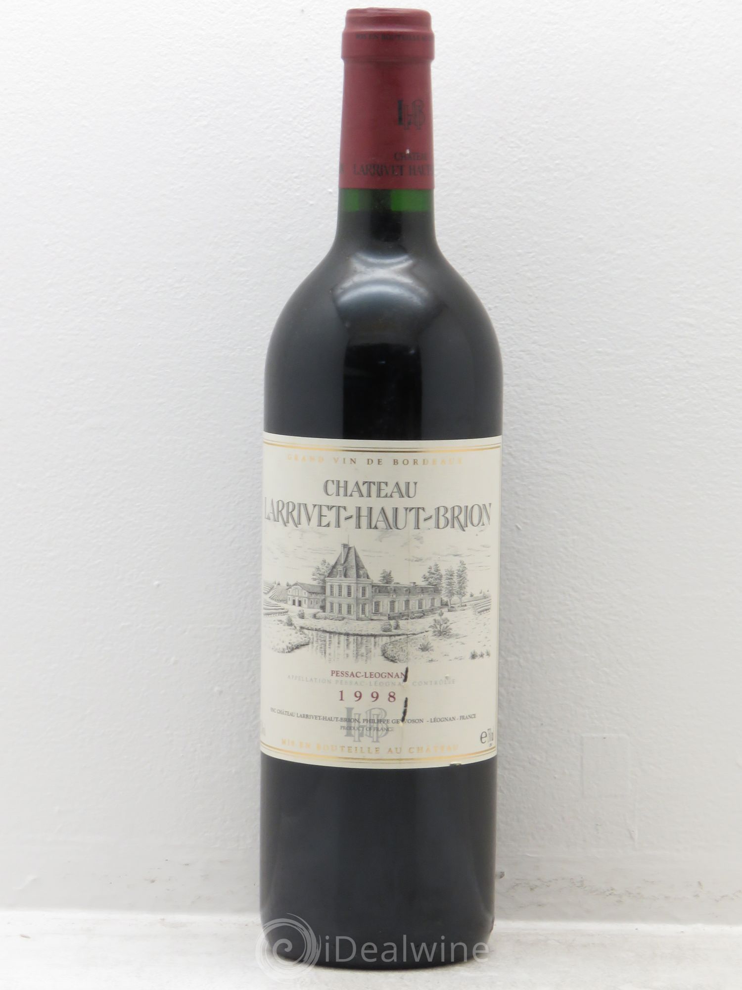 Château Larrivet Haut-Brion 1998 - Lot de 1 bouteille - 0