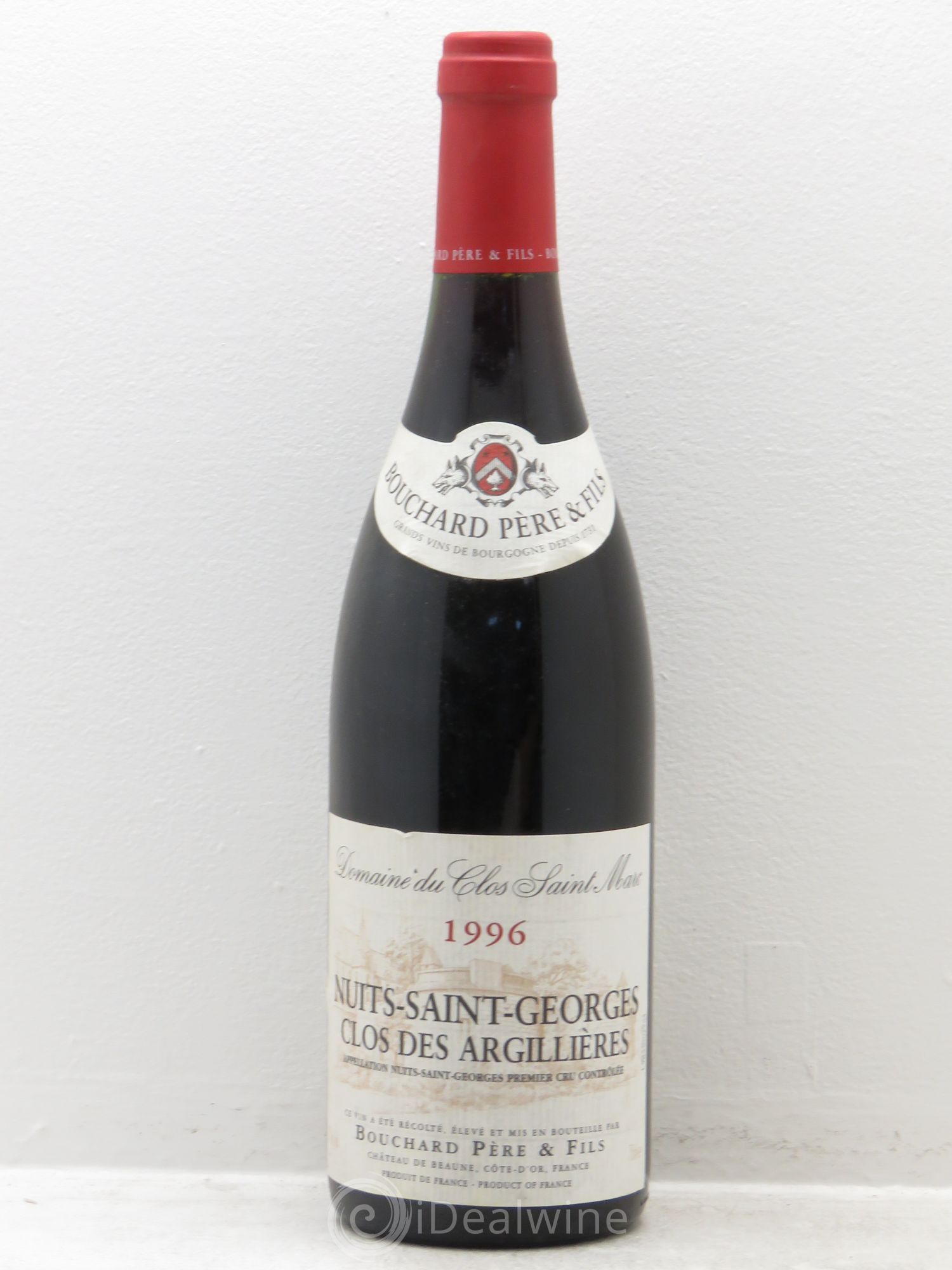 Nuits-Saint-Georges 1er Cru Clos des Argillières Bouchard Père & Fils 1996 - Posten von 1 Flasche - 0