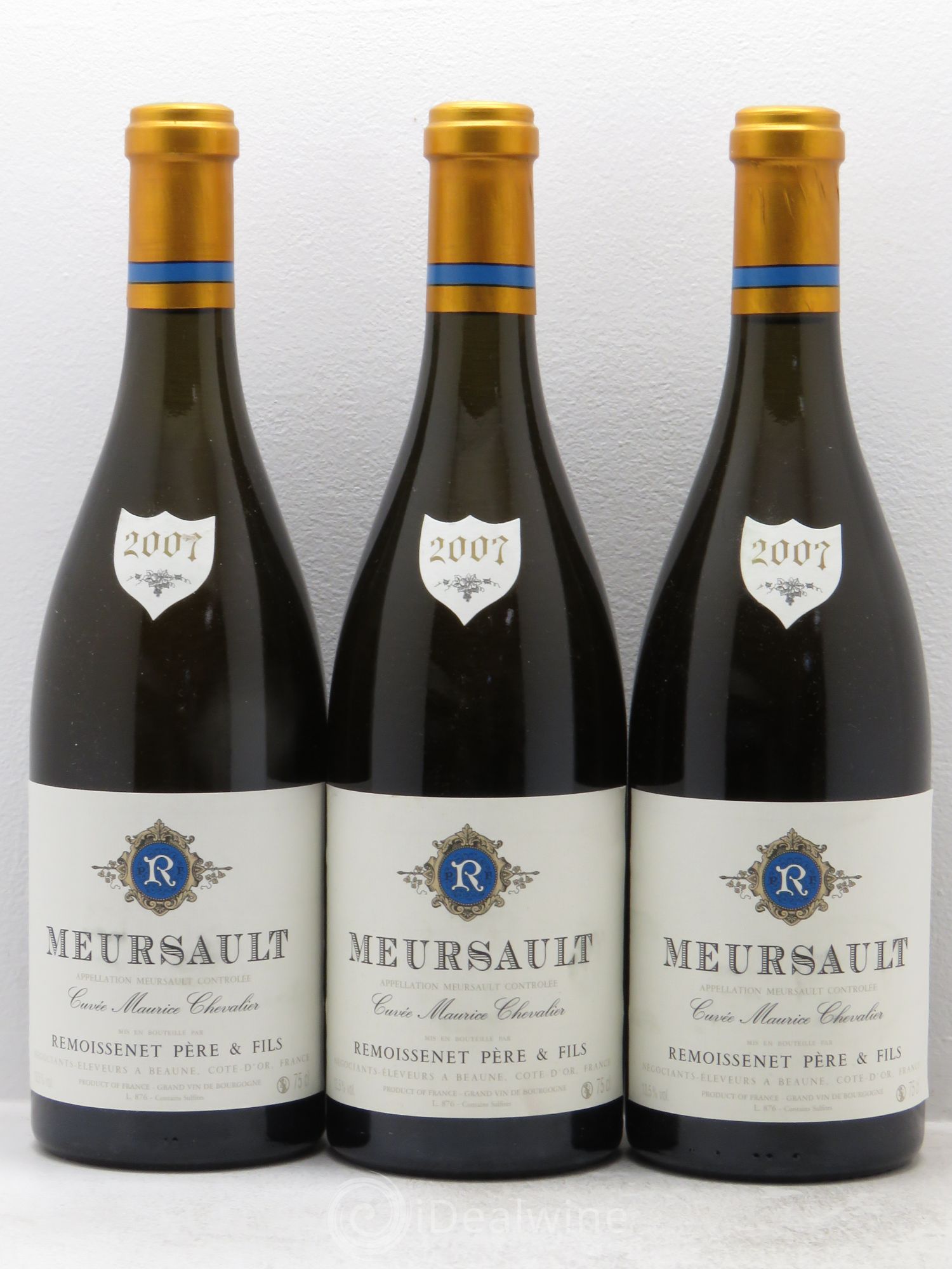 Meursault Cuvée Maurice Chevallier - Domaine Remoissenet 2007 - Posten von 3 Flaschen - 0