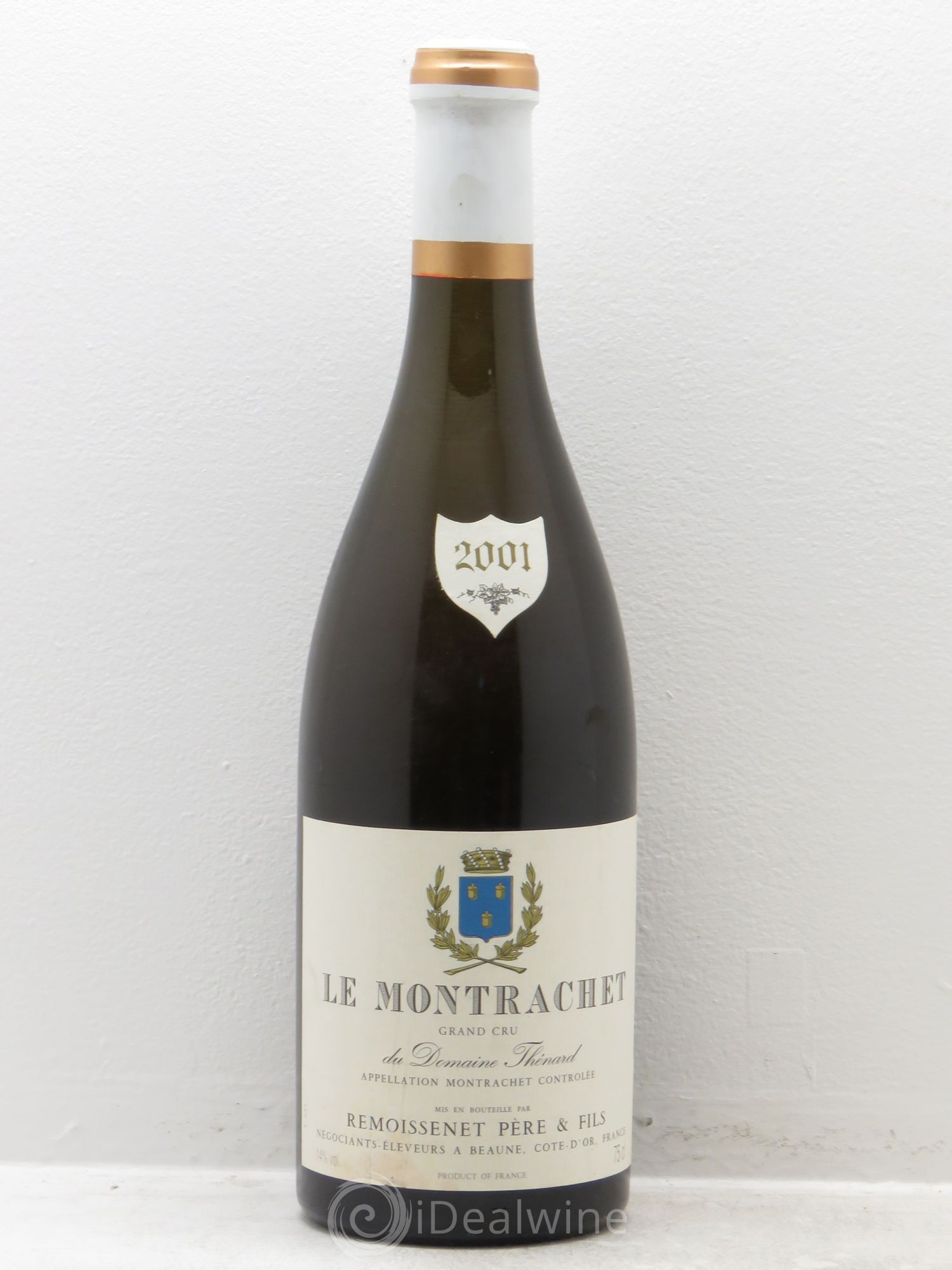 Montrachet Grand Cru Domaine Thénard 2001 - Lot de 1 bouteille - 0
