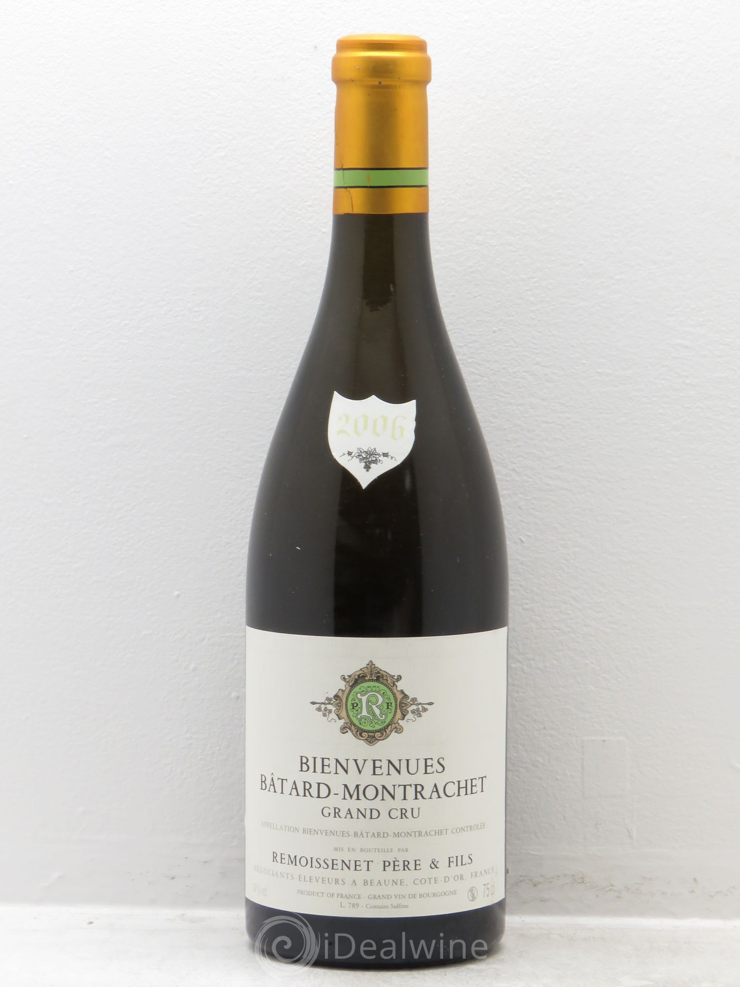Bienvenues-Bâtard-Montrachet Grand Cru Domaine Remoissenet 2006 - Lot de 1 bouteille - 0