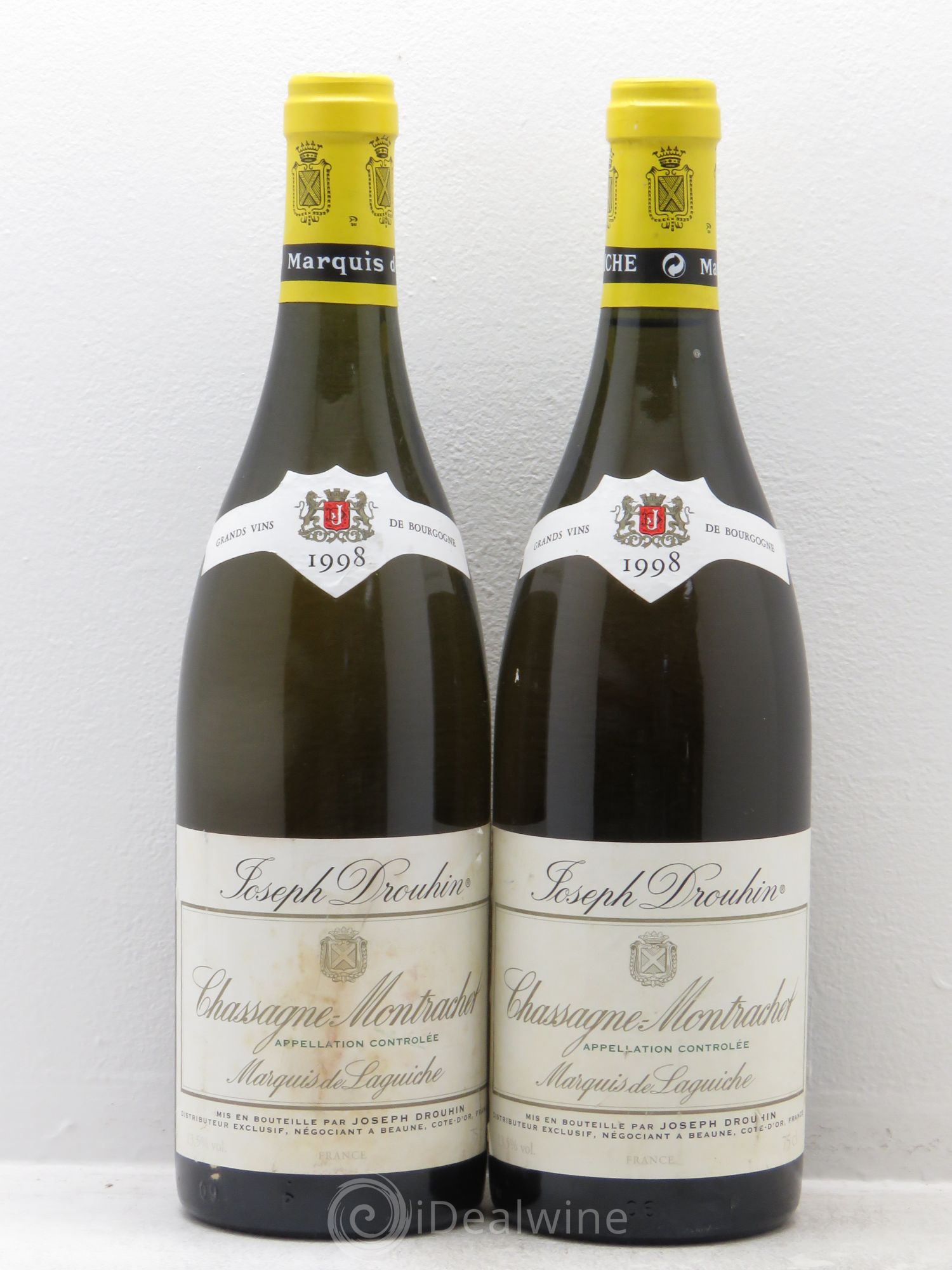 Chassagne-Montrachet Marquis de Laguiche - Domaine Drouhin 1998 - Posten von 2 Flaschen - 0