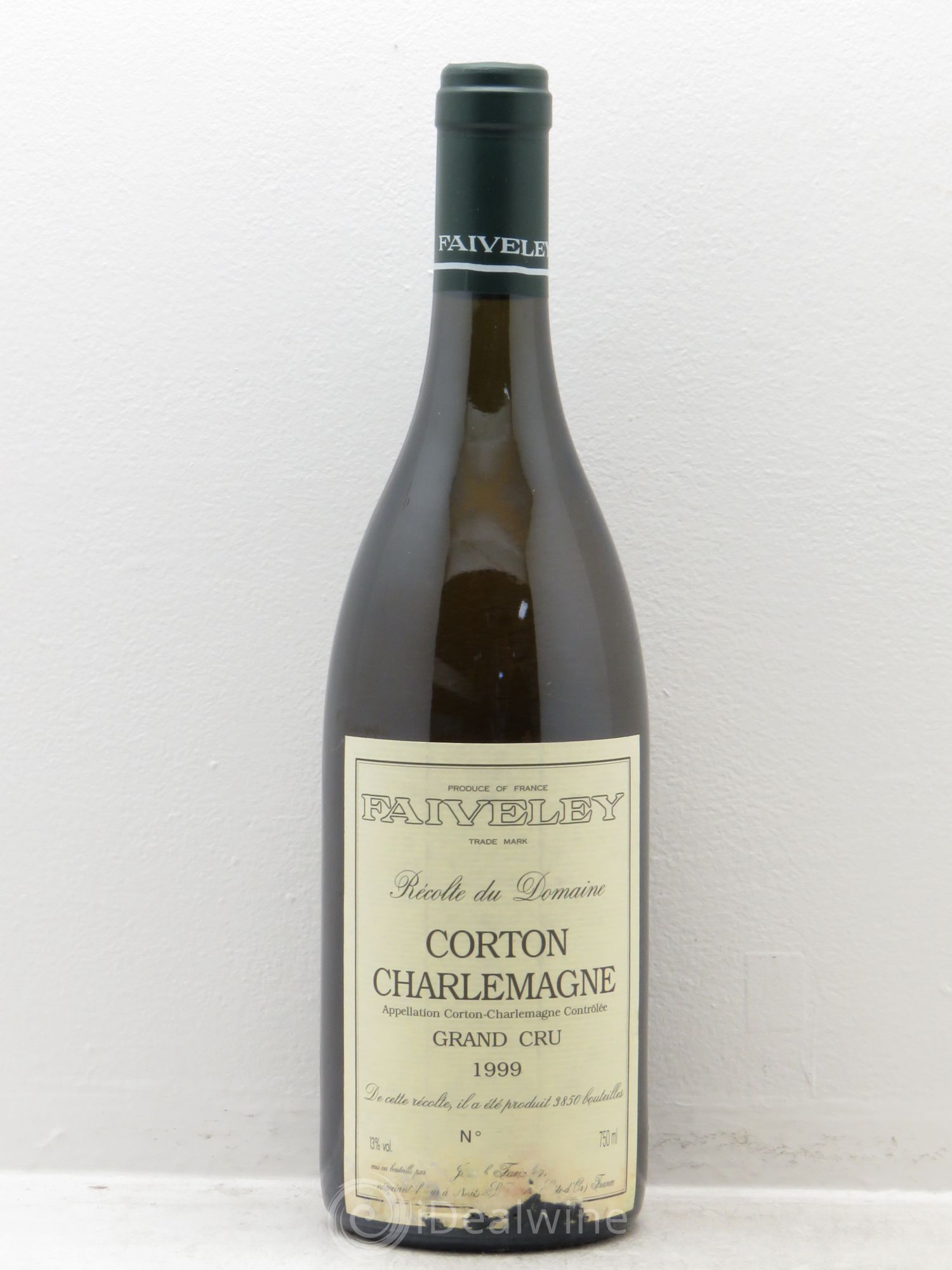 Corton-Charlemagne Grand Cru Faiveley 1999 - Lot de 1 bouteille - 0