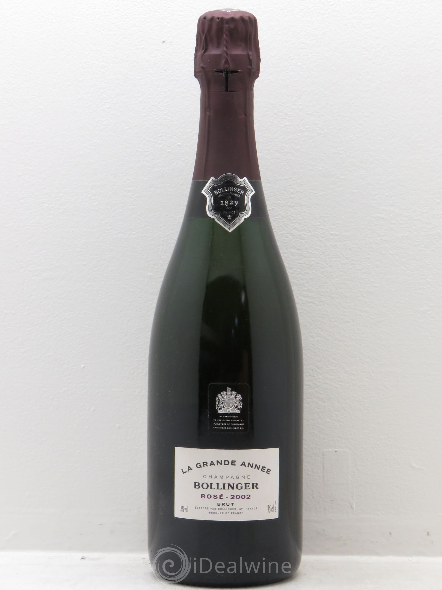 Grande Année Brut Bollinger 2002 - Lot de 1 bouteille - 0