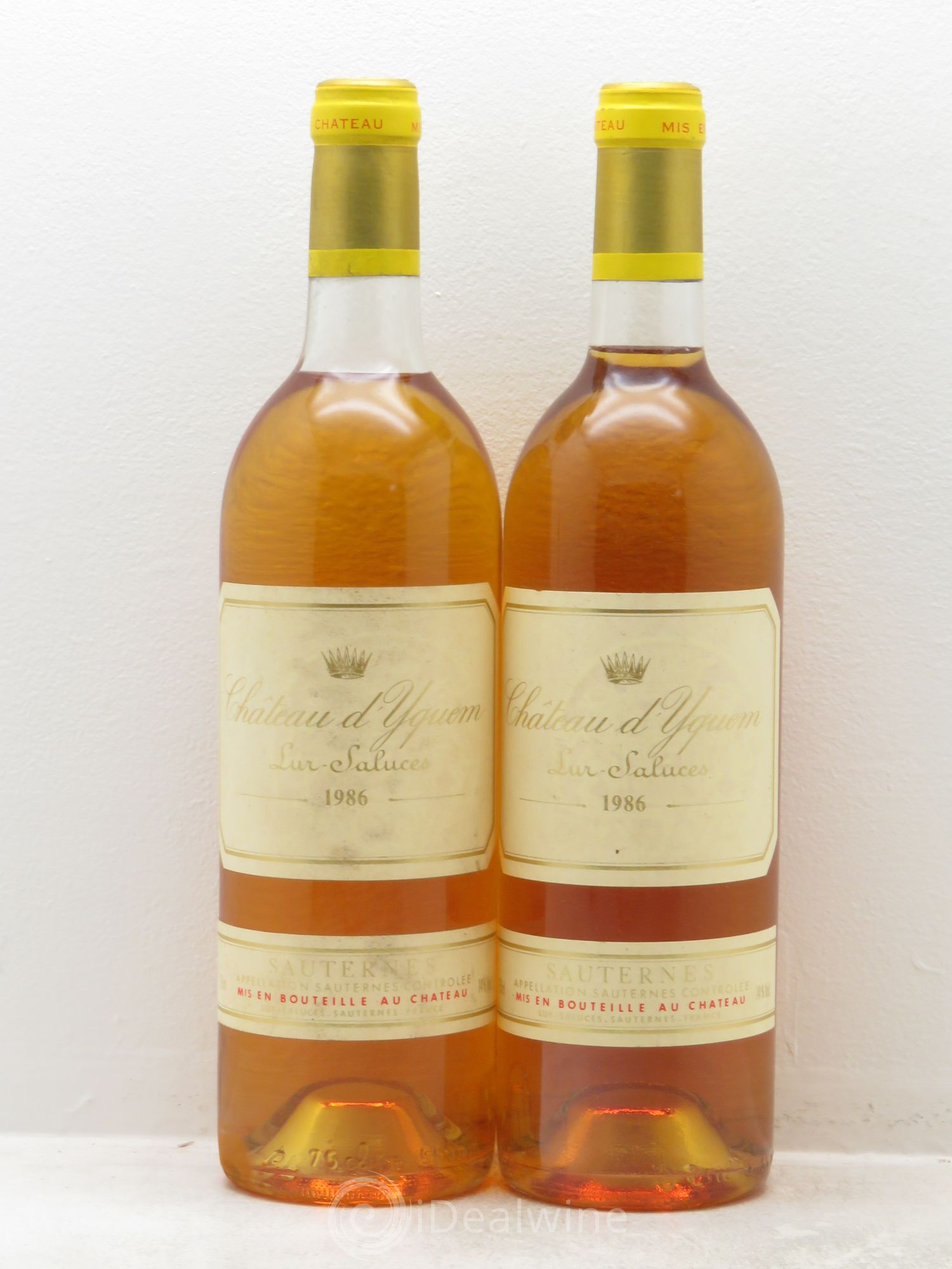 Château d' Yquem 1er Cru Classé Supérieur 1986 - Lotto di 2 bottiglie - 0