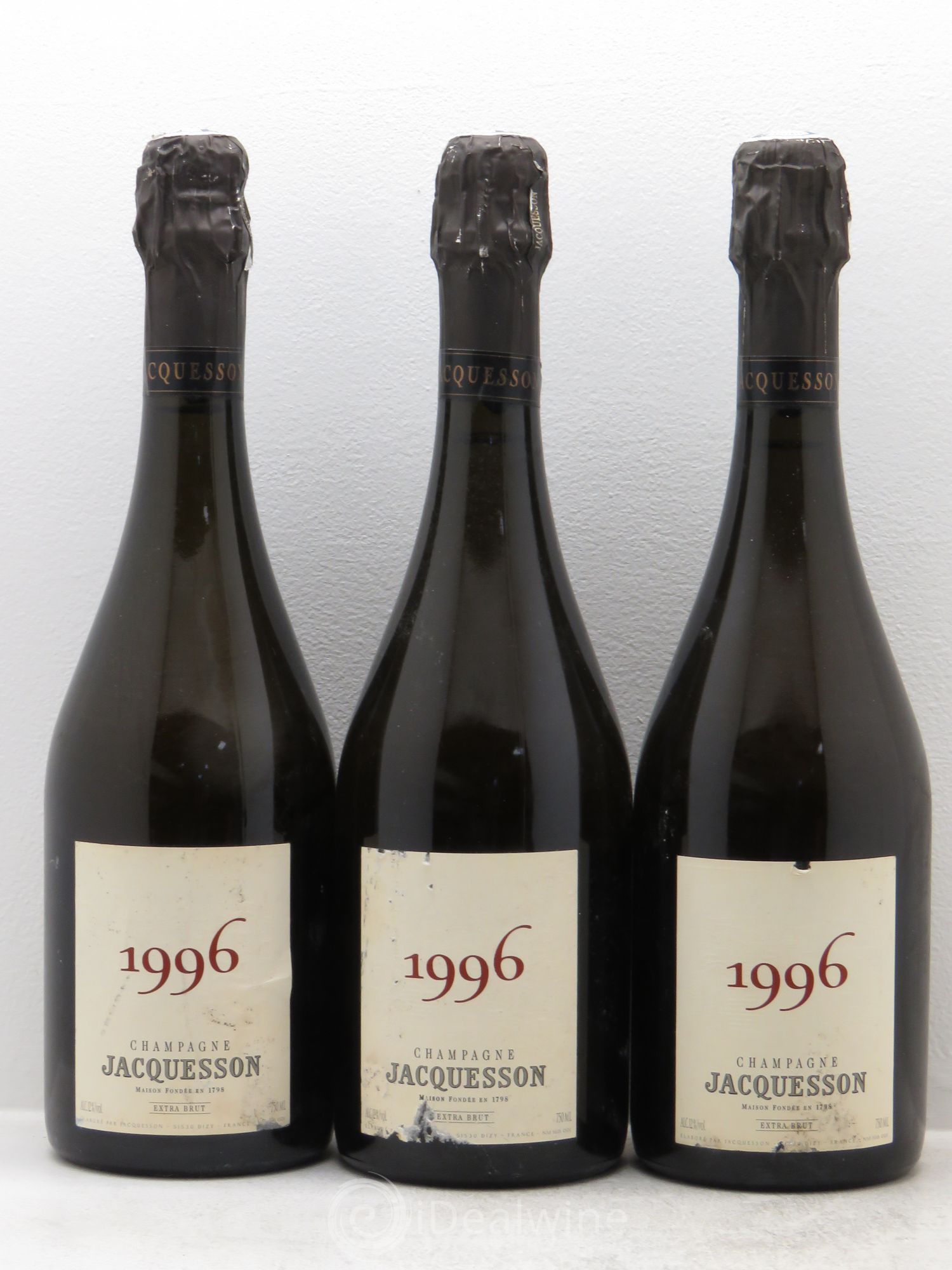 Millésimé Jacquesson 1996 - Lot de 3 bouteilles - 0