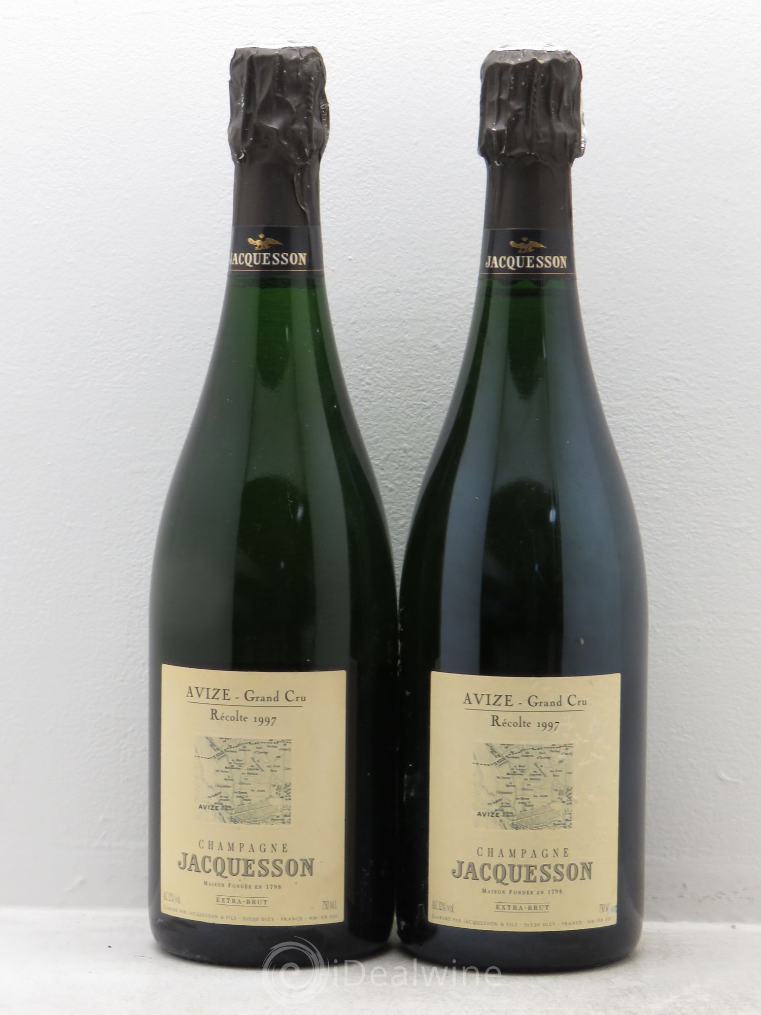 Champagne Jacquesson Avize 1997 - Lot de 2 bouteilles - 0
