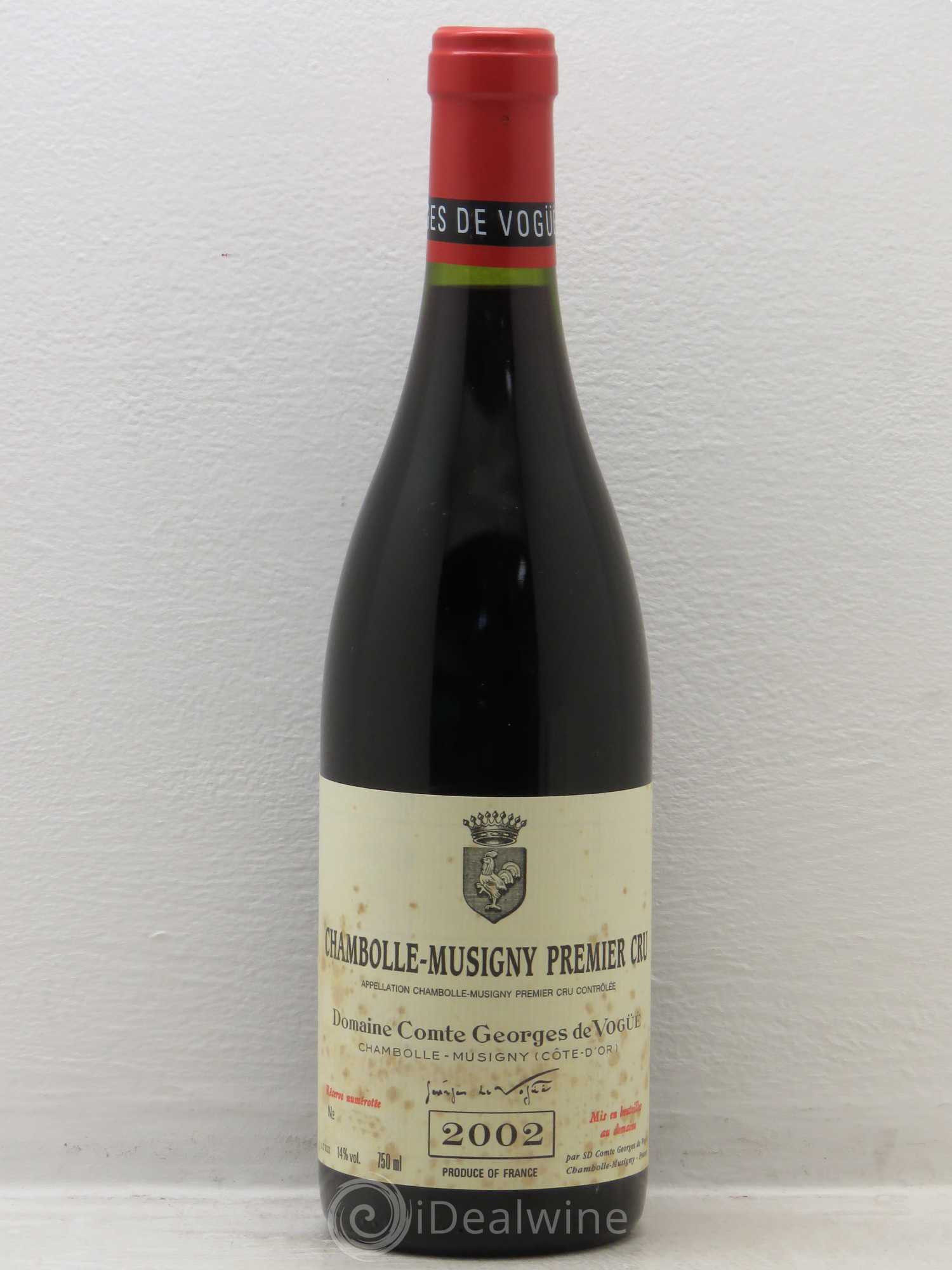 Chambolle-Musigny 1er Cru Comte Georges de Vogüé 2002 - Lot de 6 bouteilles - 0