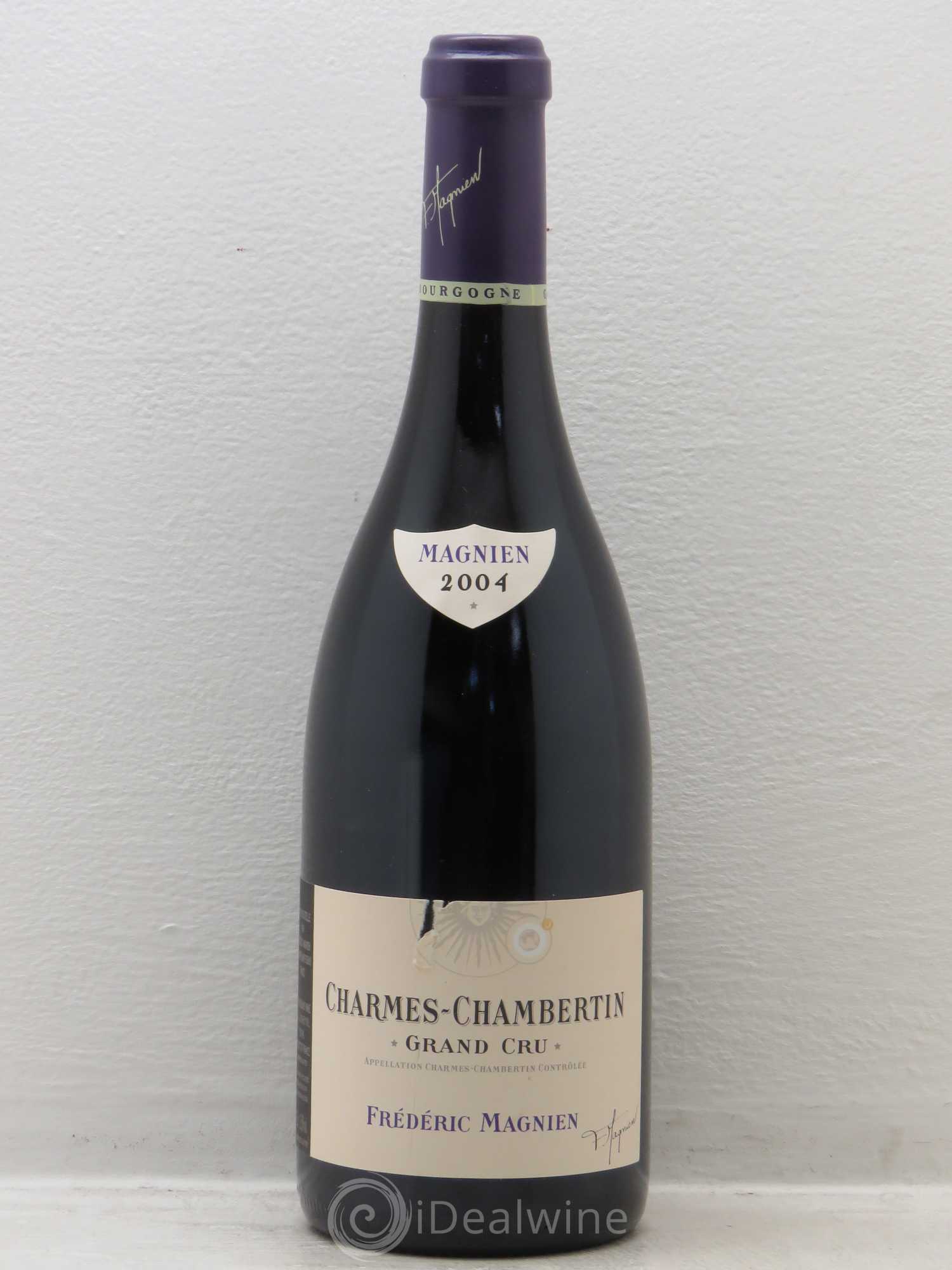 Charmes-Chambertin Grand Cru F.Magnien 2004 - Lot de 1 bouteille - 0