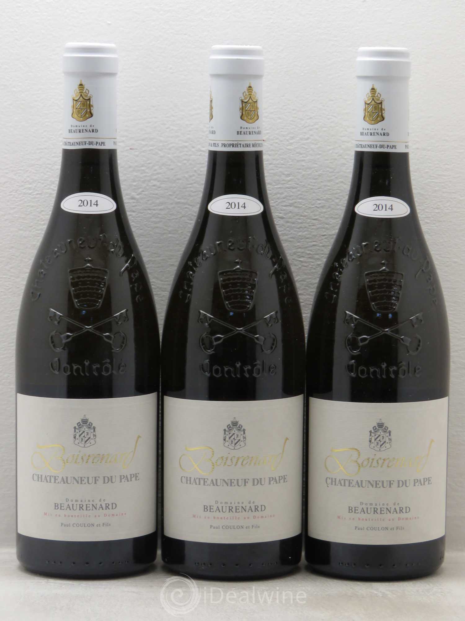Châteauneuf-du-Pape Cuvée de Boisrenard Beaurenard (Domaine de) 2014 - Lot de 3 bouteilles - 0