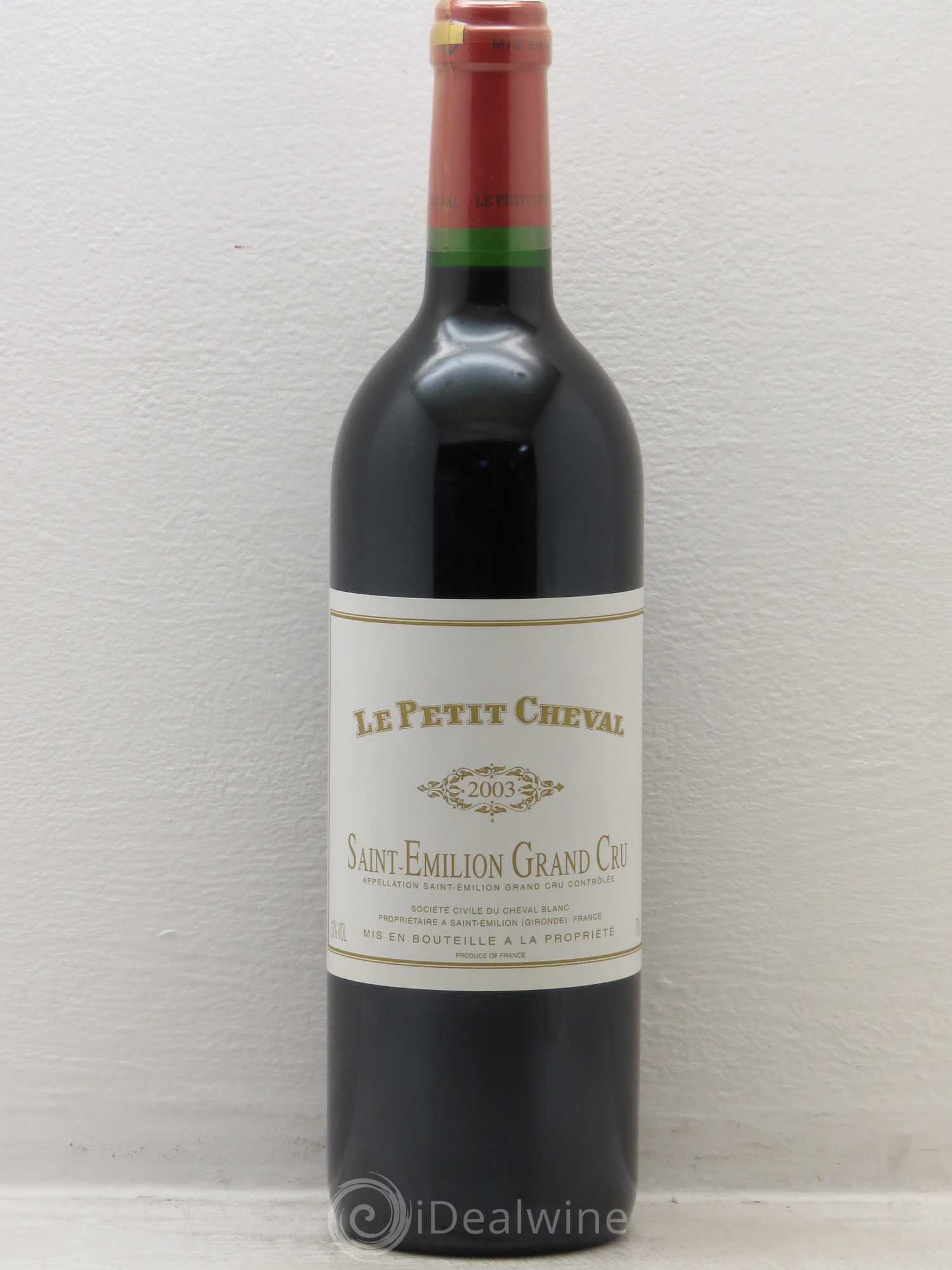 Le Petit Cheval Second Vin 2003 - Lot de 1 bouteille - 0