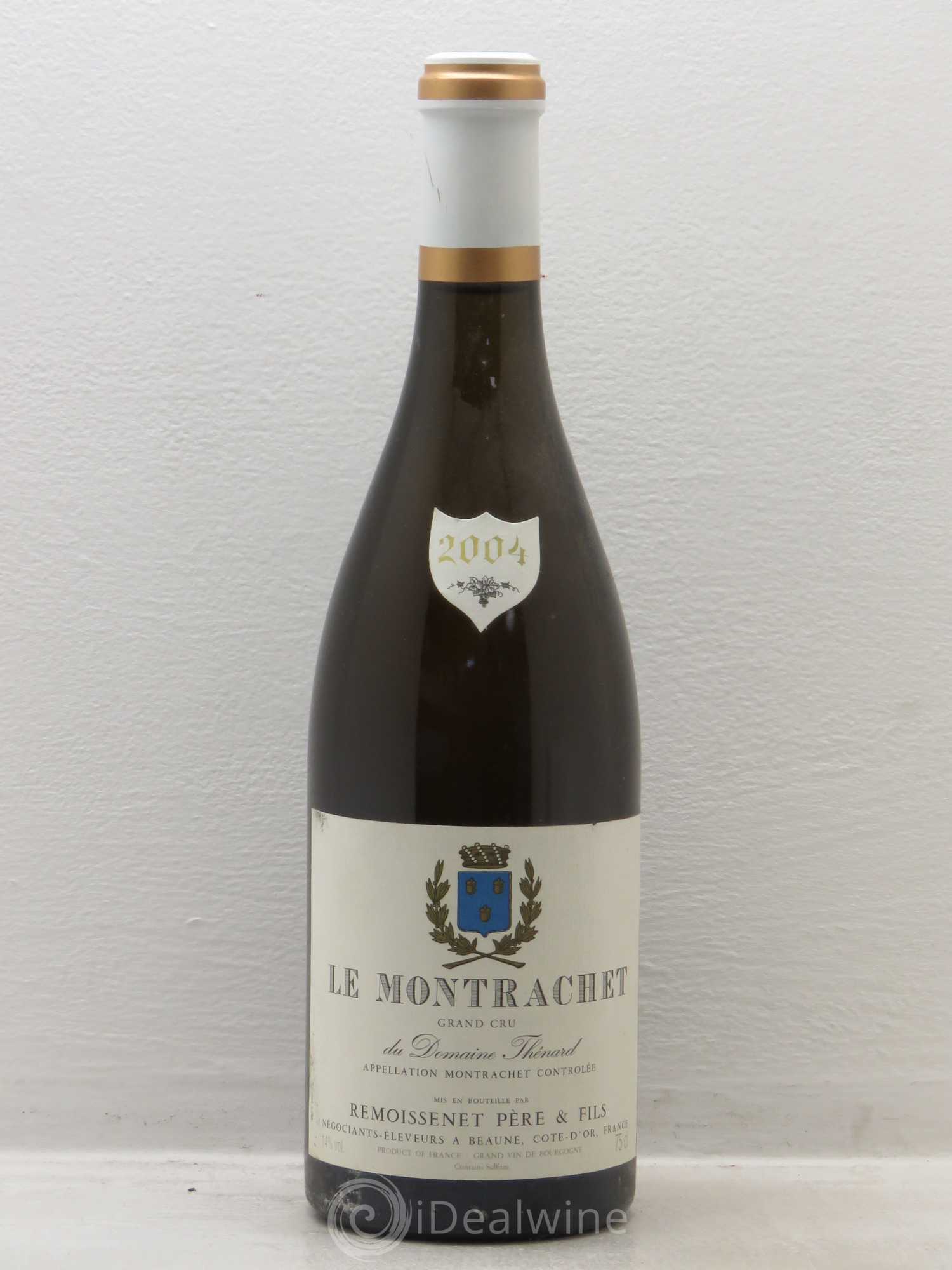Montrachet Grand Cru Baron Thenard (Domaine) 2004 - Lot de 1 bouteille - 0