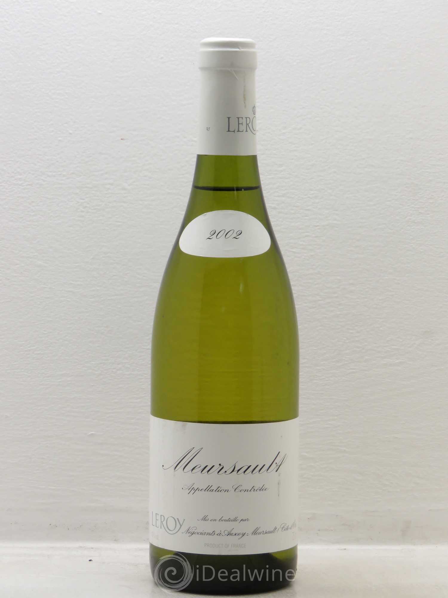 Meursault Leroy Négoce 2002 - Posten von 1 Flasche - 0