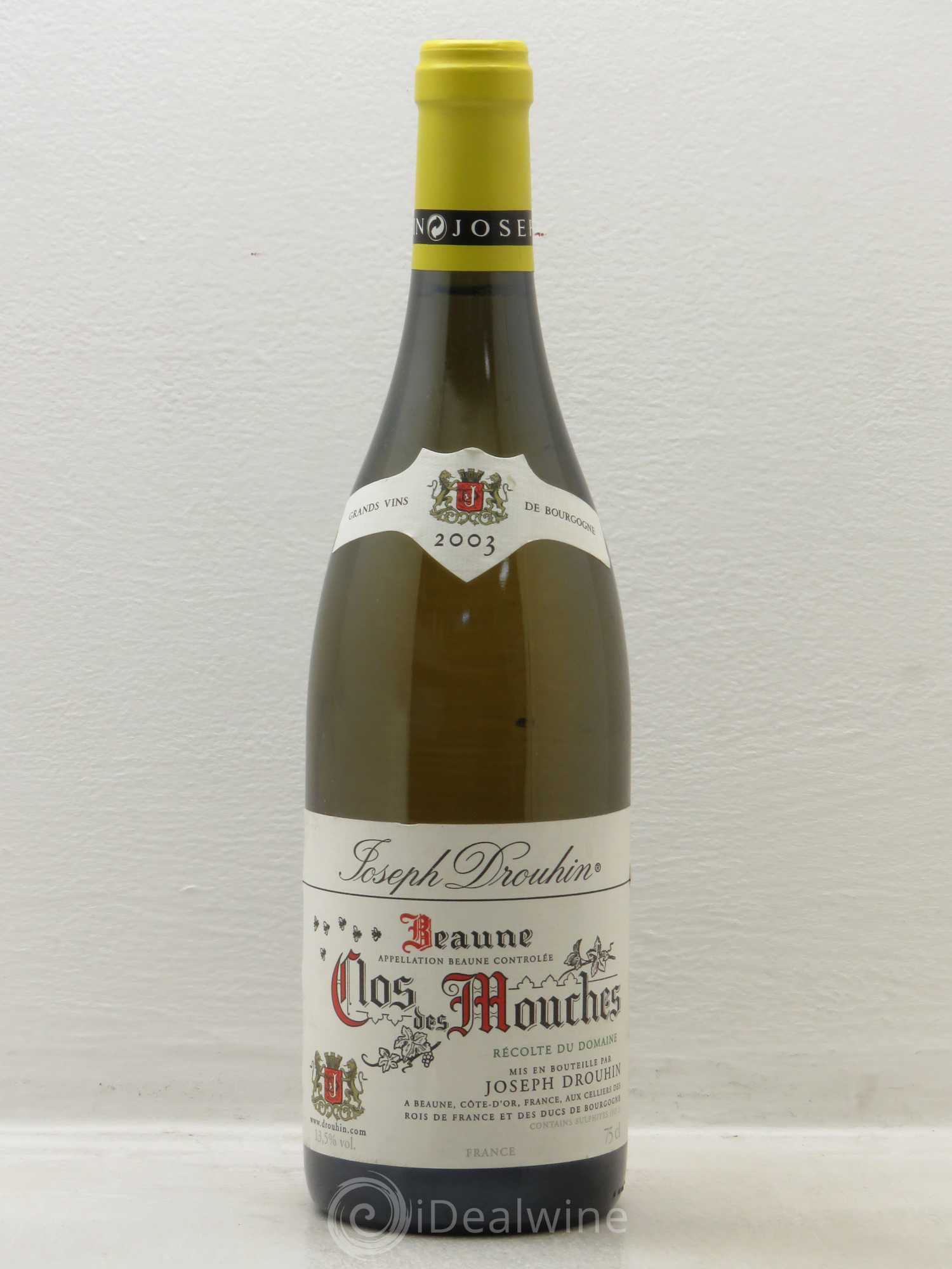 Beaune 1er Cru Clos des Mouches Joseph Drouhin 2003 - Lot de 1 bouteille - 0