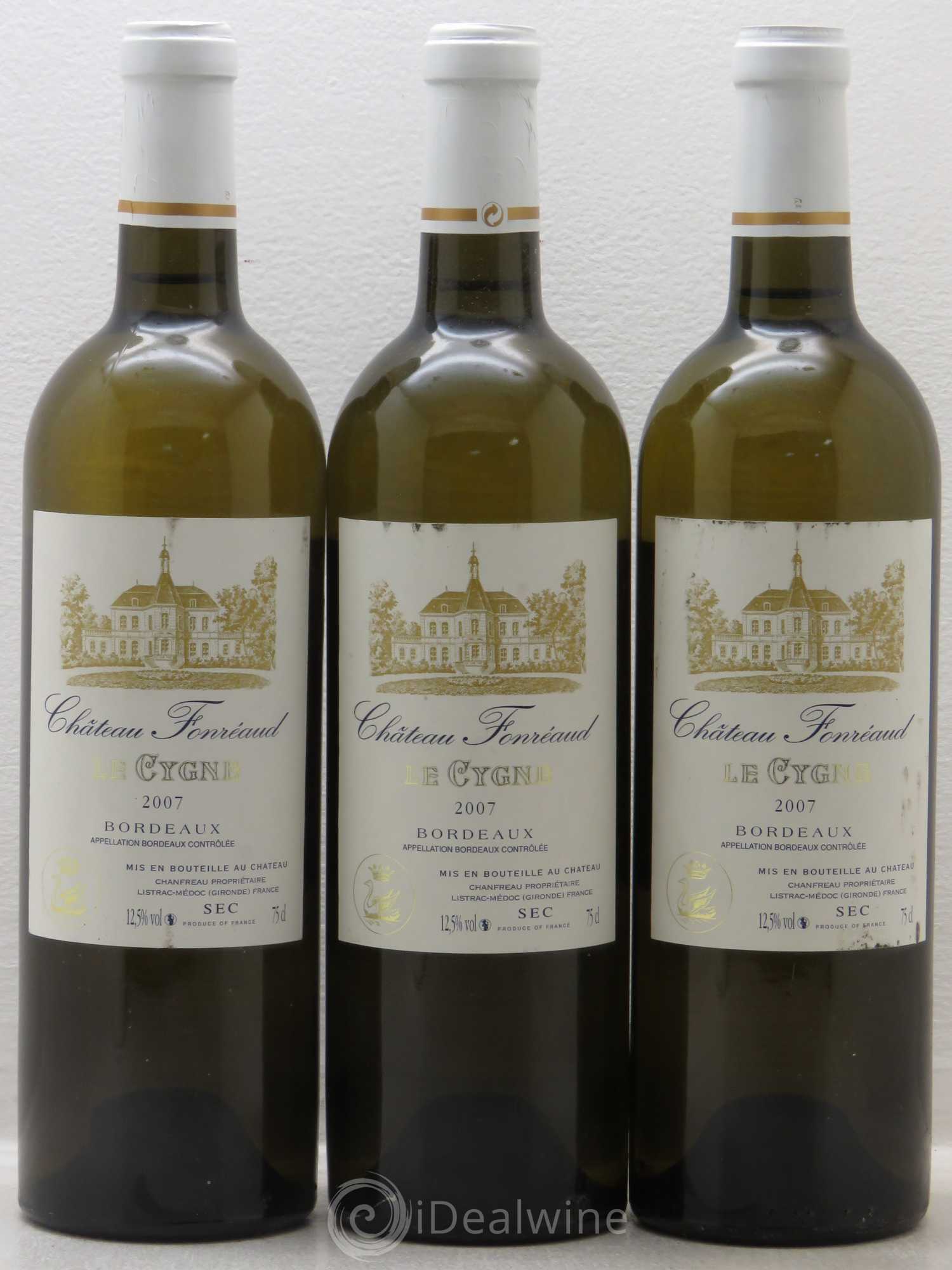 Bordeaux Fonreaud Cuvée Le Cygne 2007 - Posten von 3 Flaschen - 0