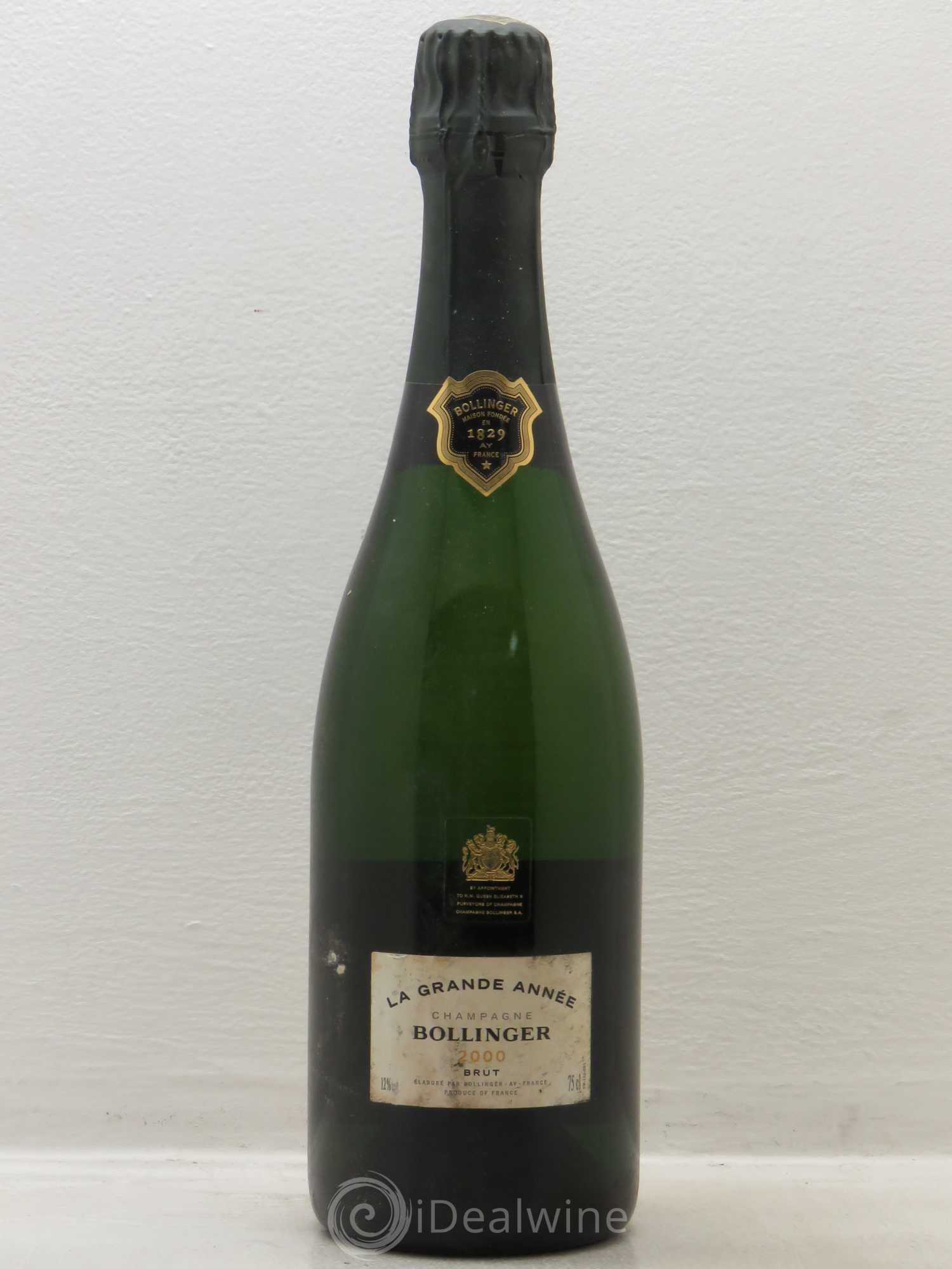 La Grande Année Brut Bollinger 2000 - Lot de 1 bouteille - 0
