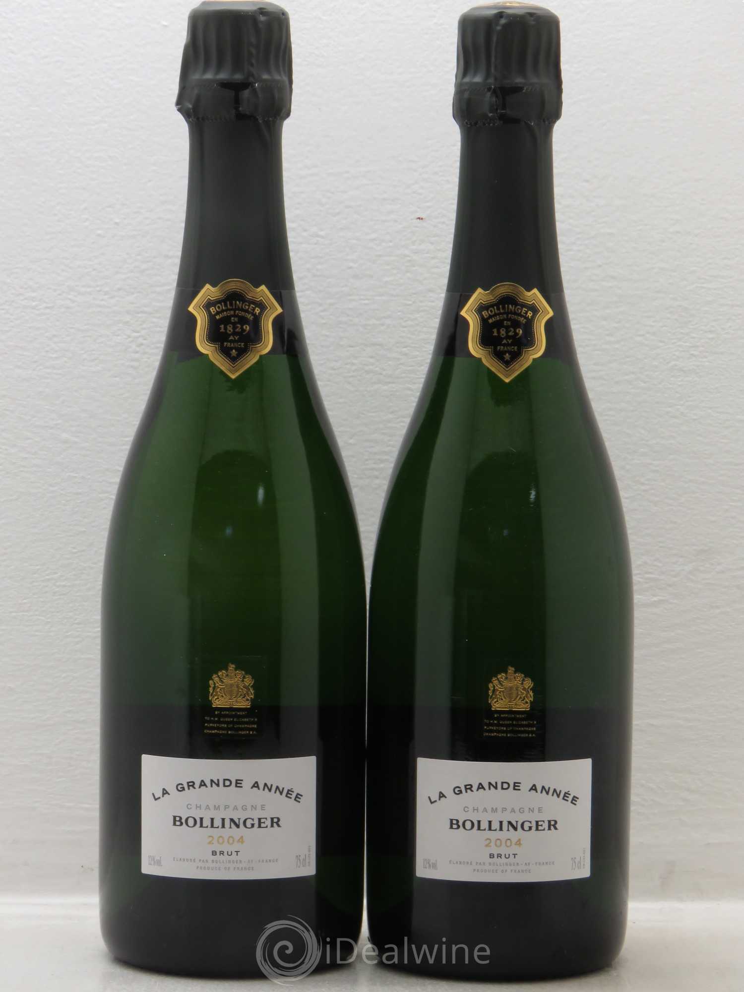 La Grande Année Brut Bollinger 2004 - Lot de 2 bouteilles - 0