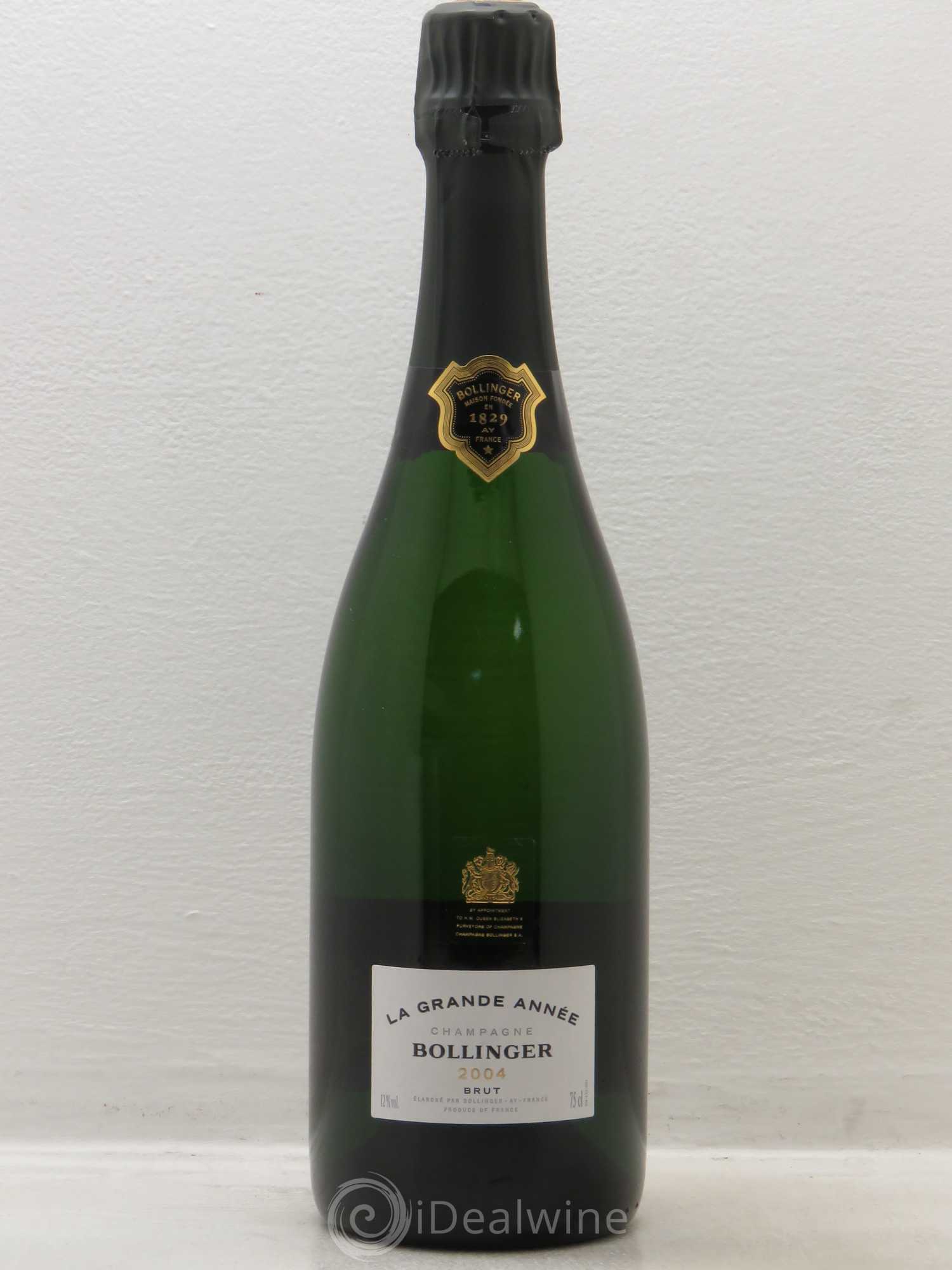 La Grande Année Brut Bollinger 2004 - Lot de 1 bouteille - 0