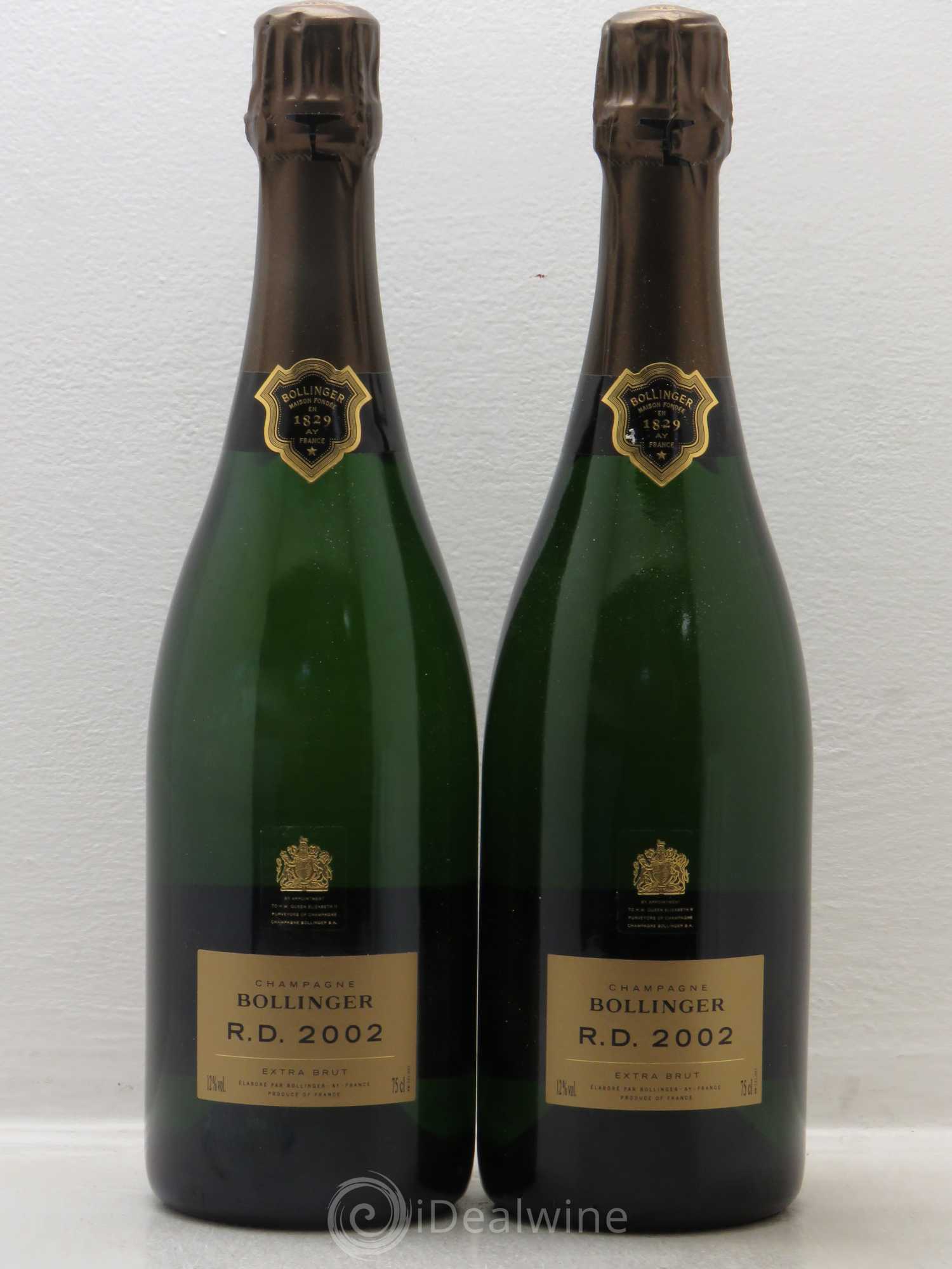 R.D. Extra-Brut Bollinger 2002 - Lot de 2 bouteilles - 0