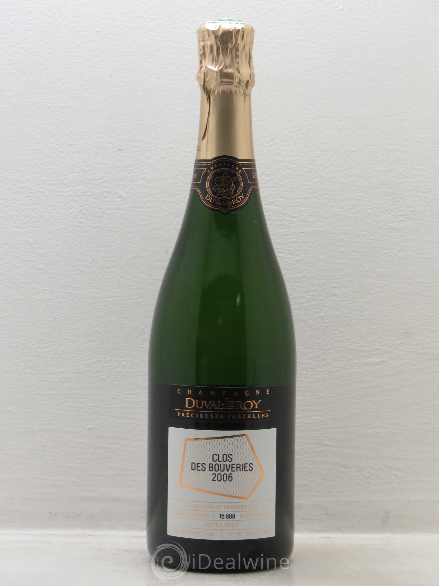 Champagne Duval-Leroy Clos des Bouviers 2006 - Posten von 1 Flasche - 0