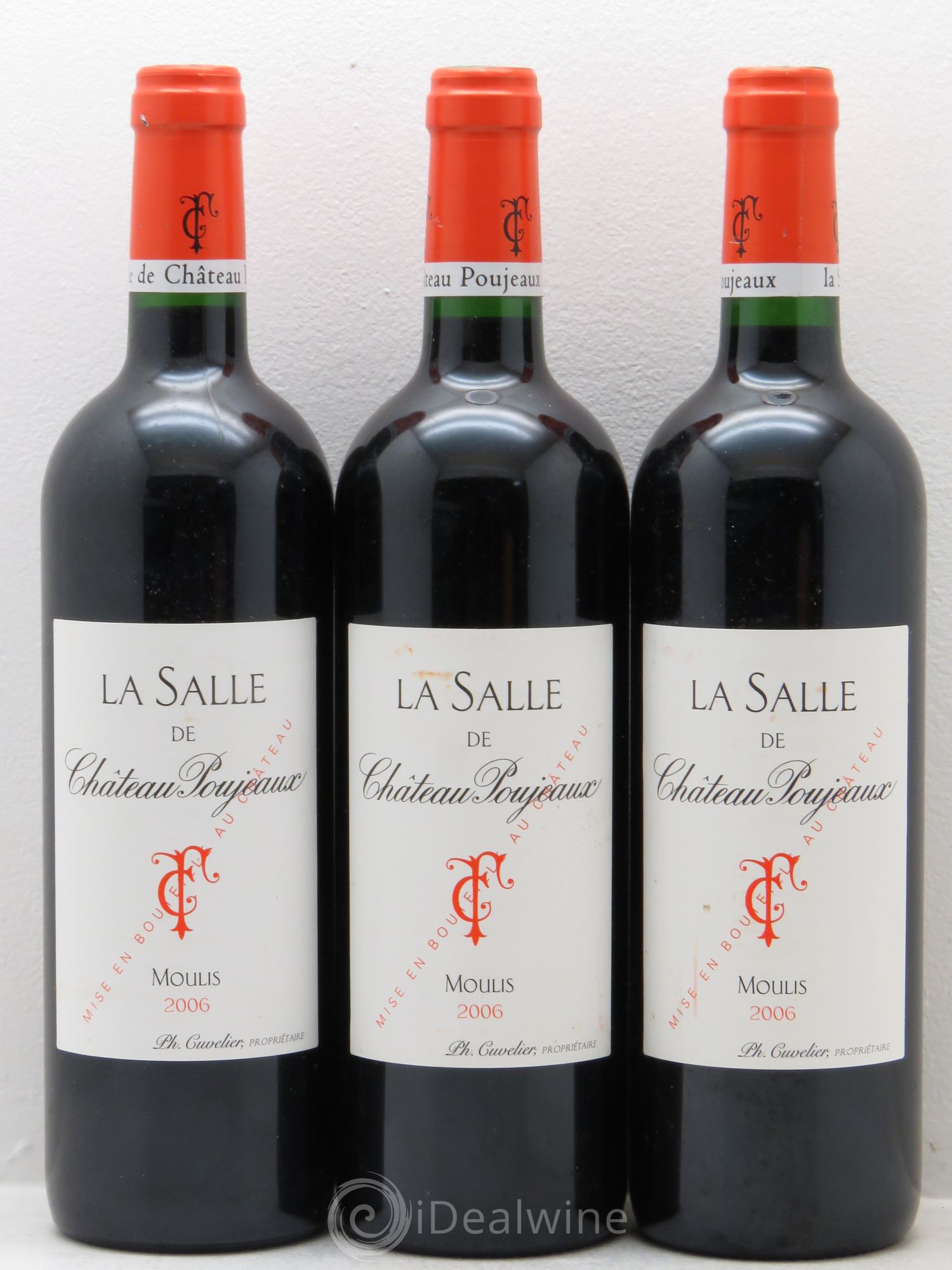 Moulis en Médoc Château La Salle de Poujeaux 2006 - Posten von 3 Flaschen - 0