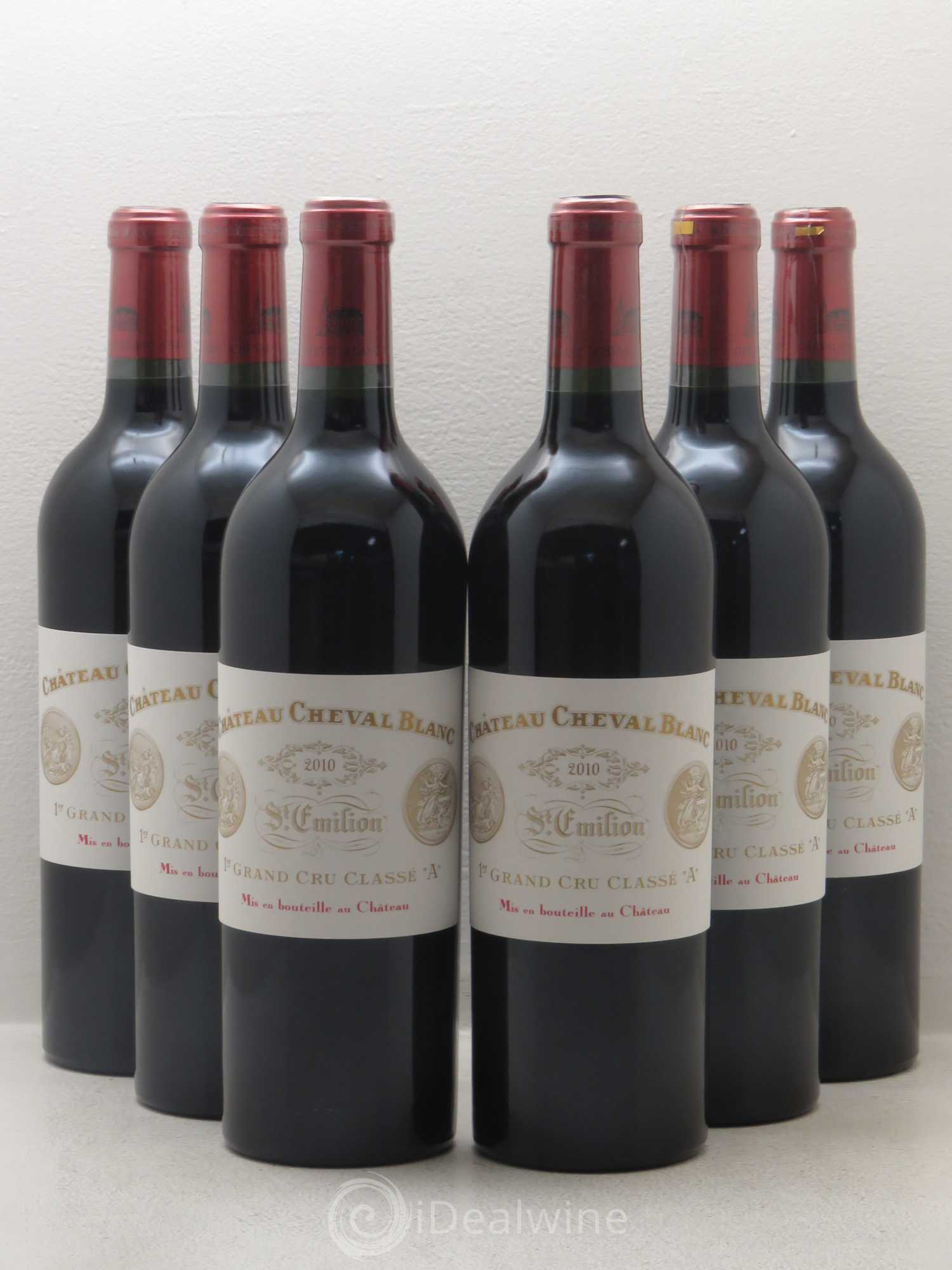 Château Cheval Blanc 1er Grand Cru Classé A 2010 - Lot de 6 bouteilles - 0