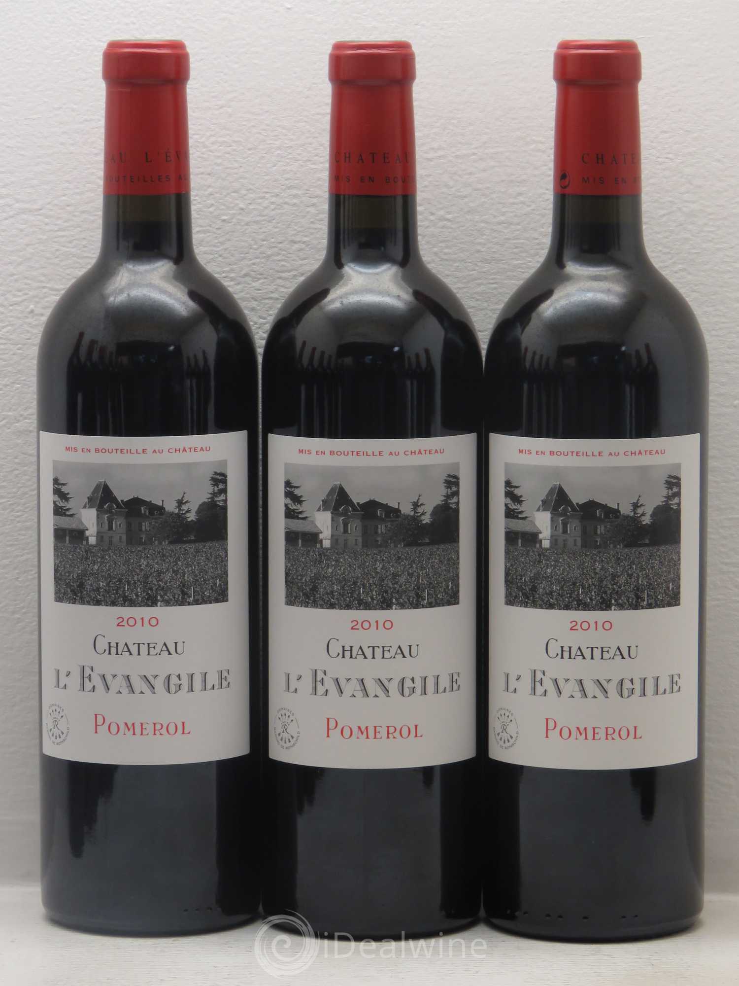 Château l' Évangile 2010 - Lot de 12 bouteilles - 1