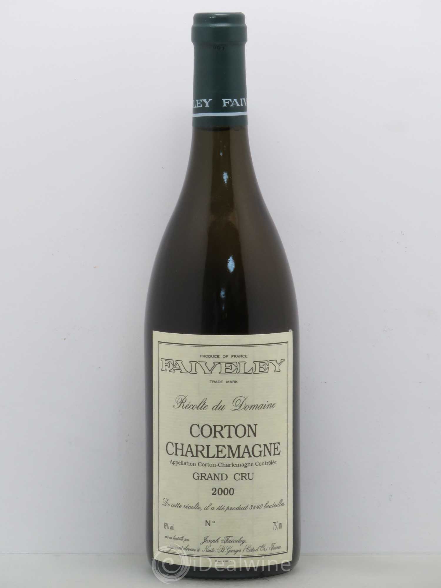 Corton-Charlemagne Grand Cru Faiveley 2000 - Lot de 1 bouteille - 0