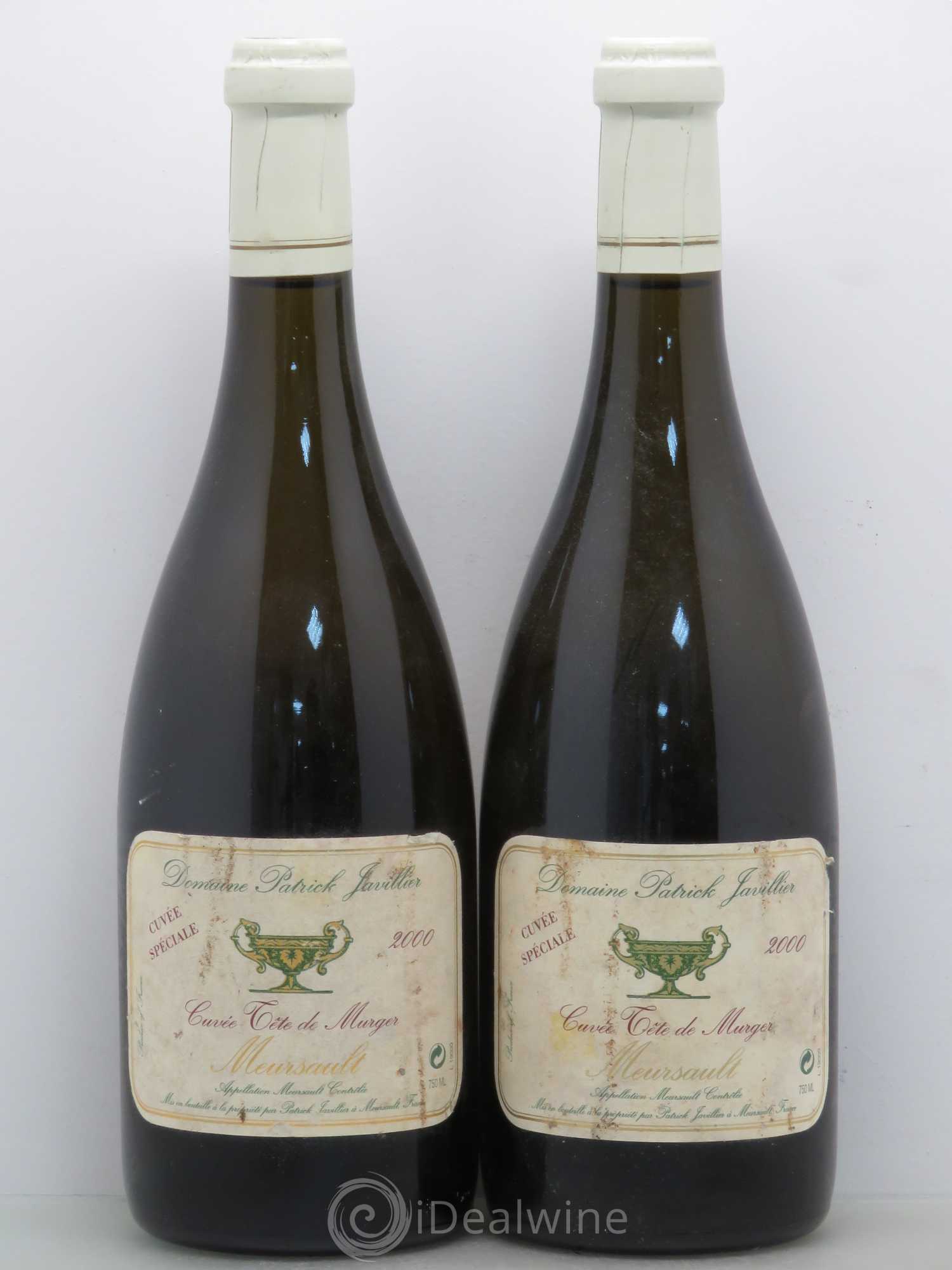 Meursault Tête de Murger Cuvée Spéciale - Patrick Javiller 2000 - Posten von 2 Flaschen - 0