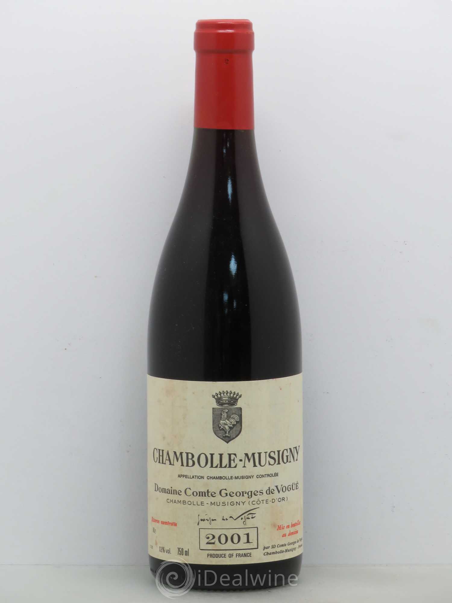 Chambolle-Musigny Comte Georges de Vogüé 2001 - Lot de 1 bouteille - 0