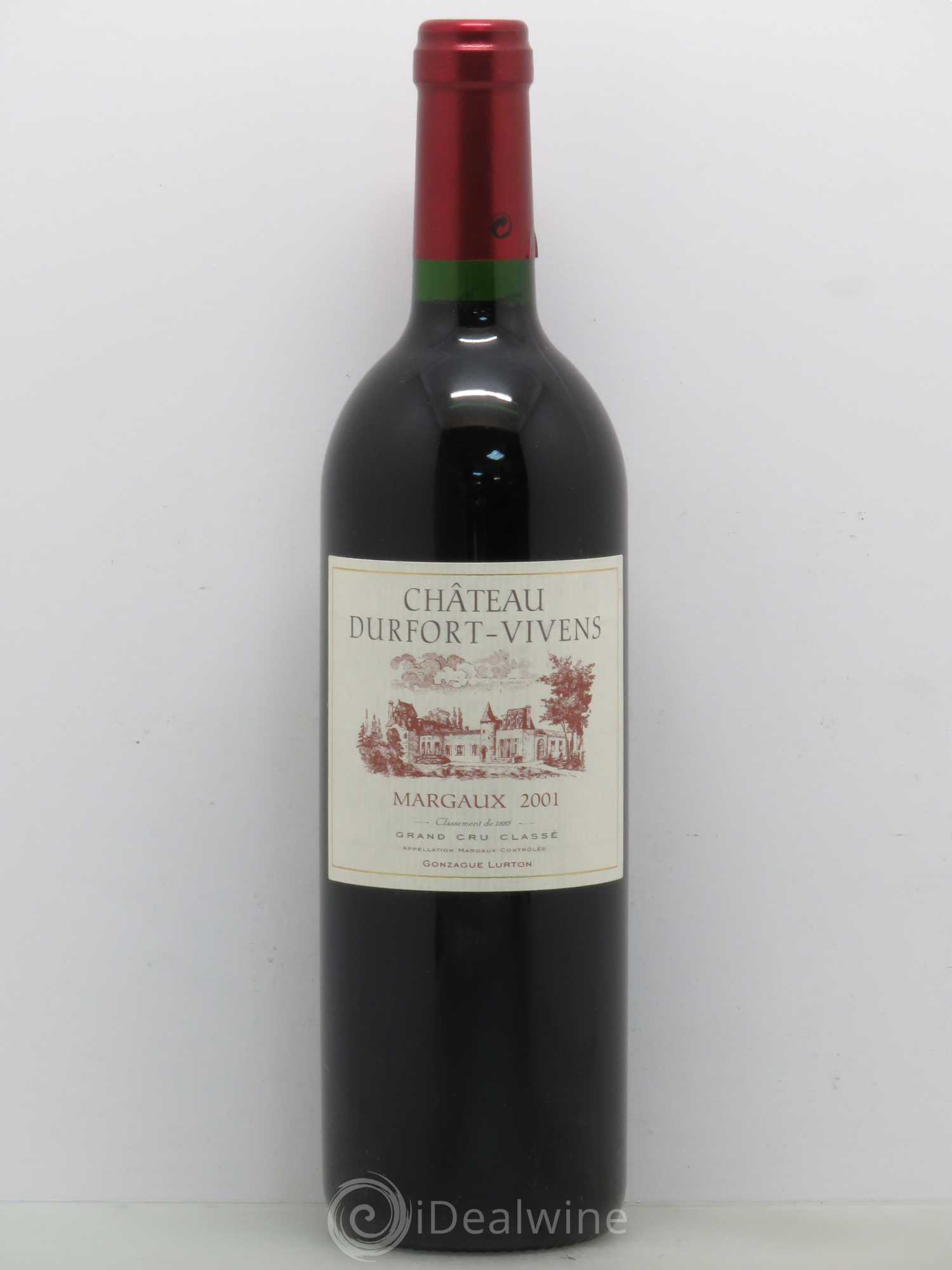 Château Durfort Vivens 2ème Grand Cru Classé 2001 - Lot de 1 bouteille - 0