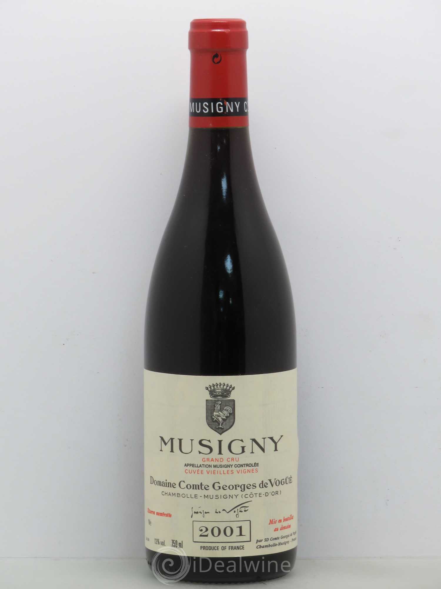 Musigny Grand Cru Cuvée Vieilles Vignes Comte Georges de Vogüé 2001 - Posten von 1 Flasche - 0